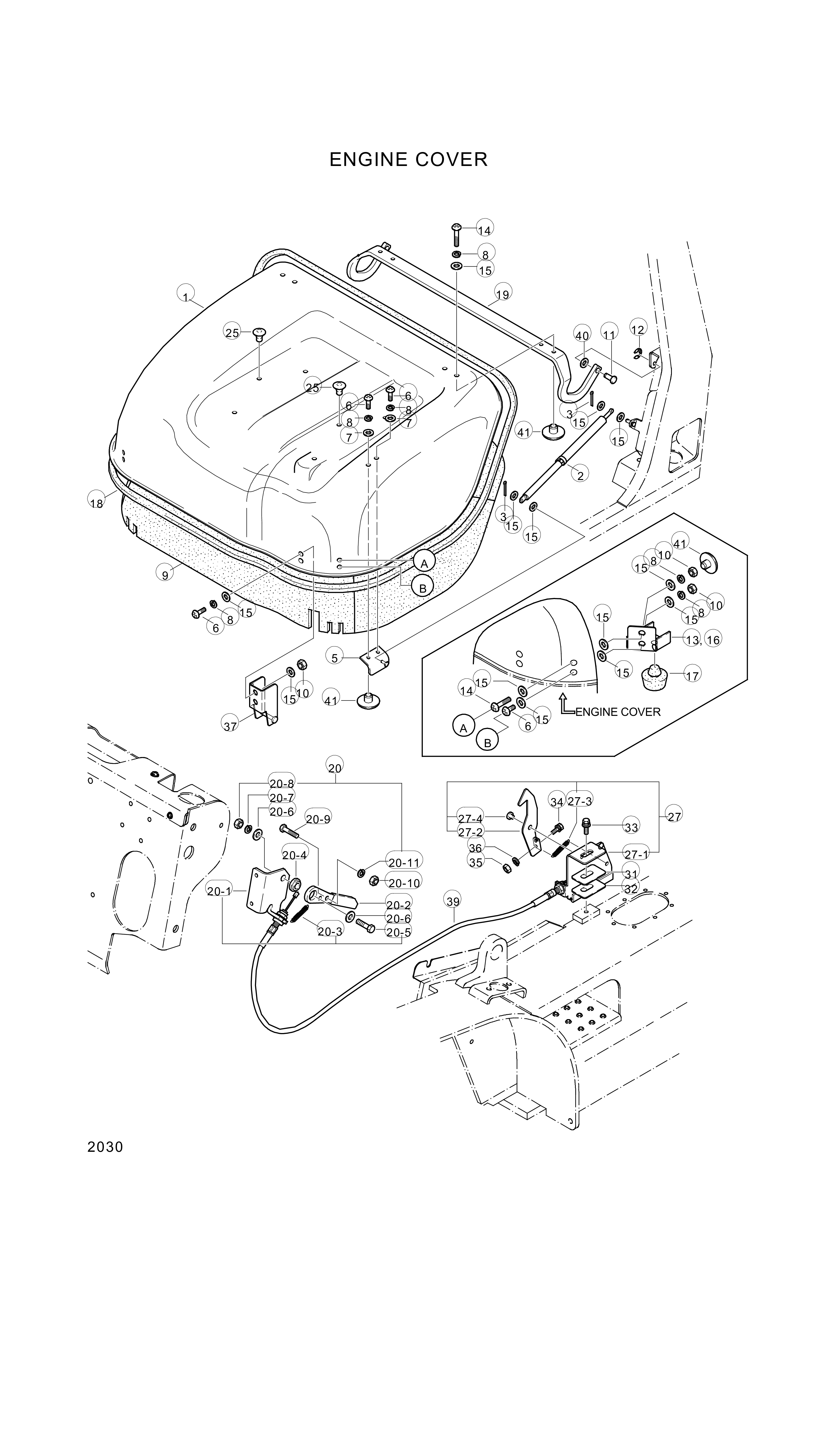 drawing for Hyundai Construction Equipment S175-080306 - BOLT-SOCKET (figure 1)