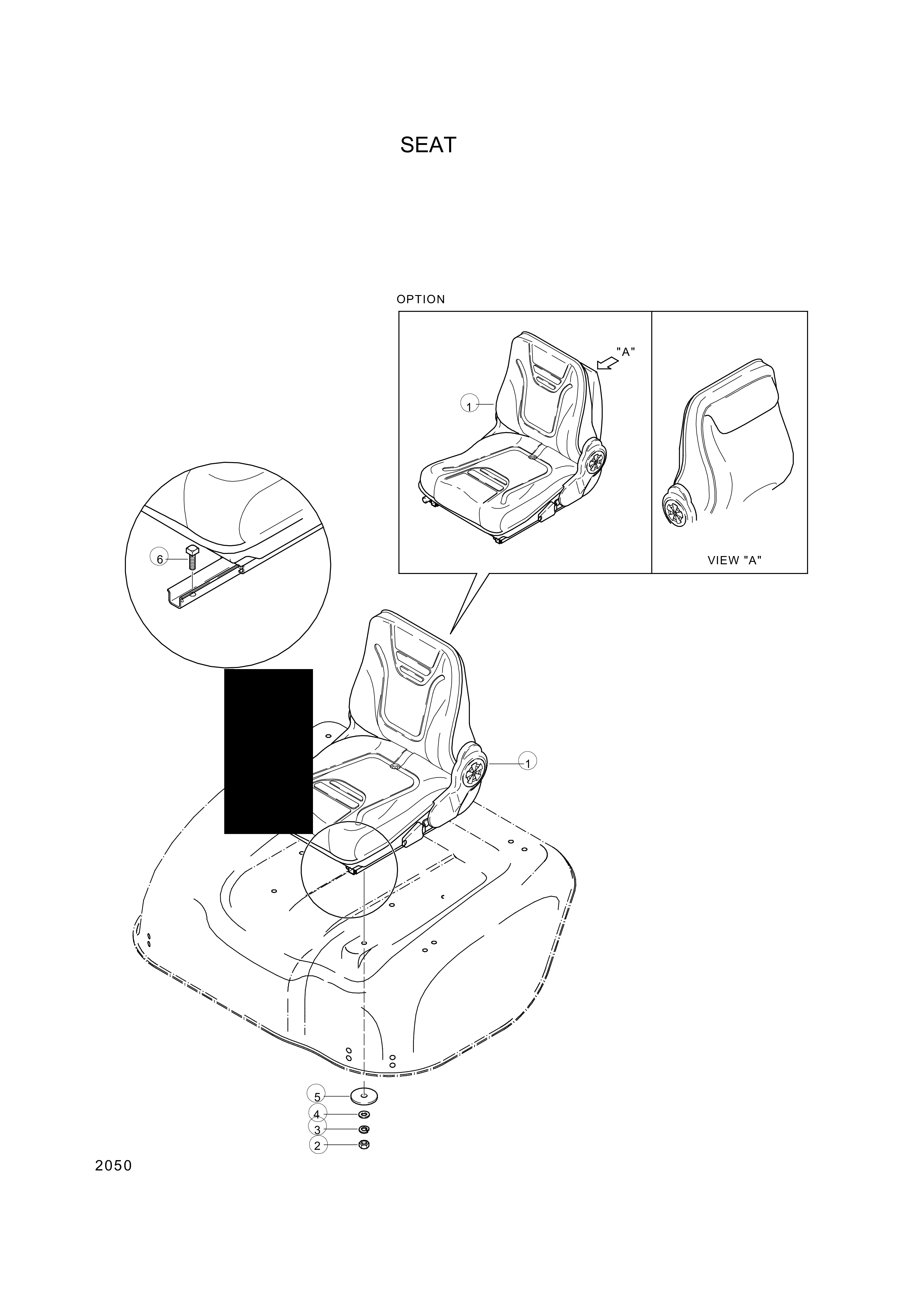 drawing for Hyundai Construction Equipment S205-082002 - NUT-HEX (figure 3)