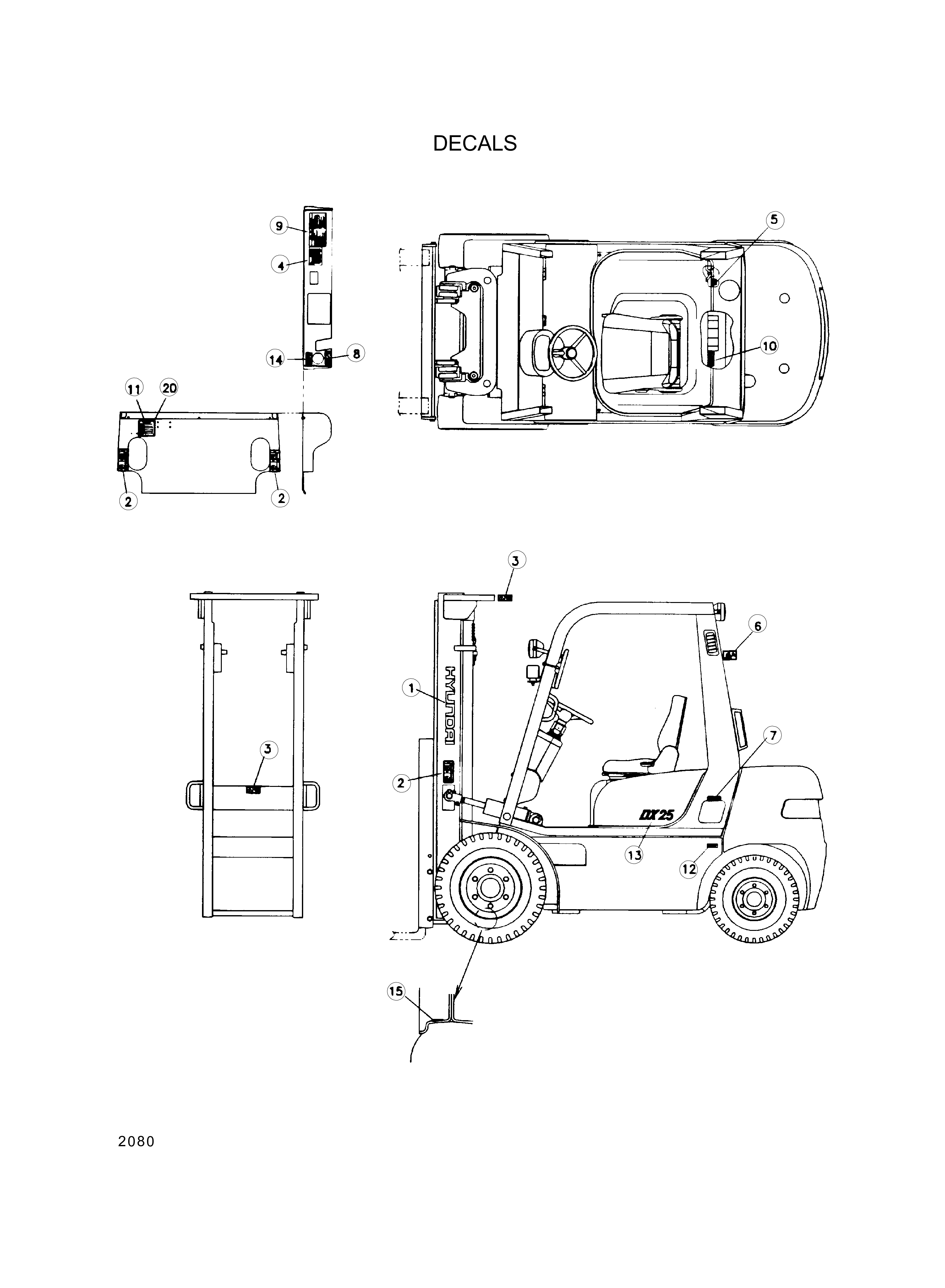 drawing for Hyundai Construction Equipment S181-1400064 - RIVET (figure 1)