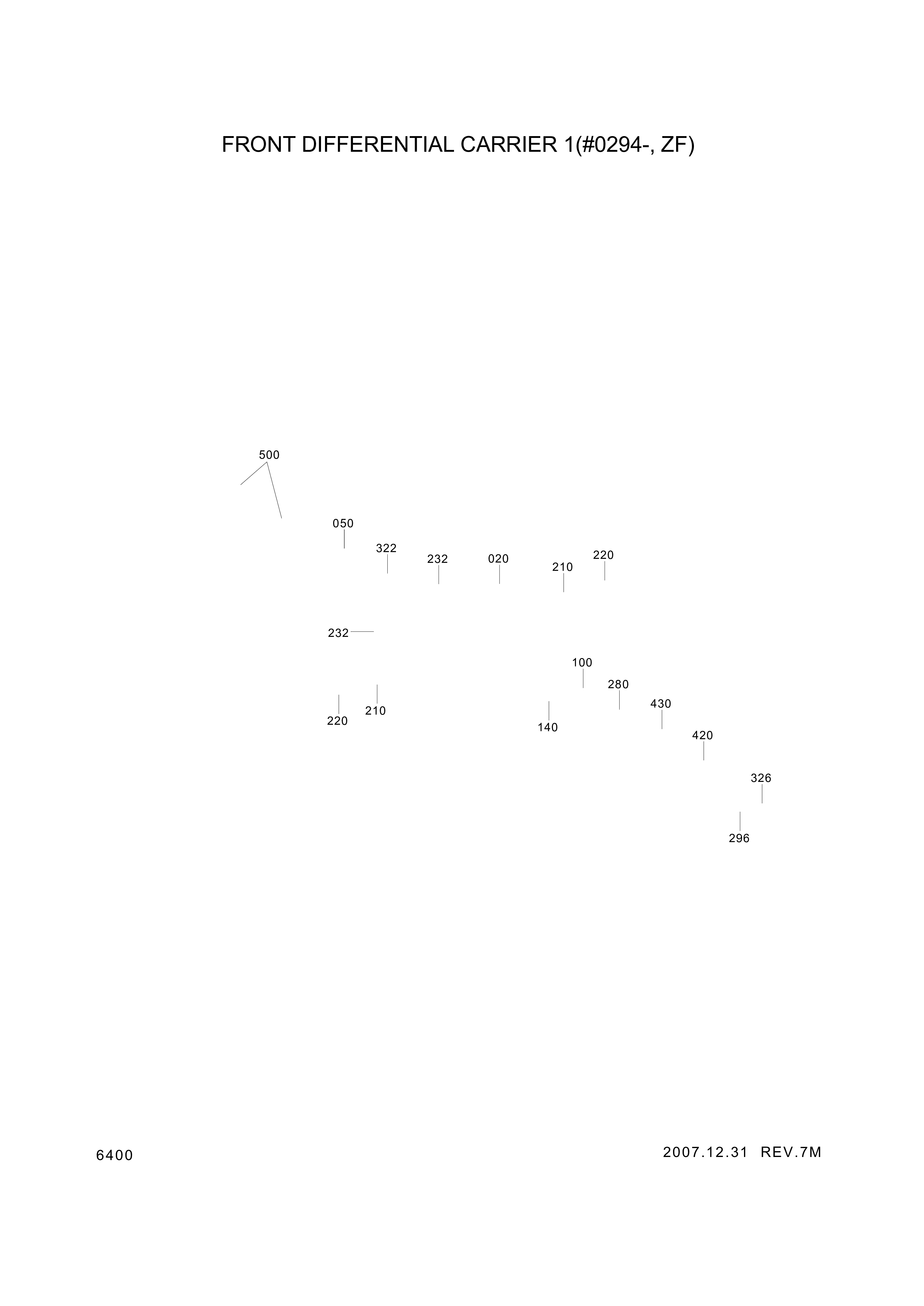 drawing for Hyundai Construction Equipment ZGAQ-02645 - HOUSING-DIFF (figure 1)