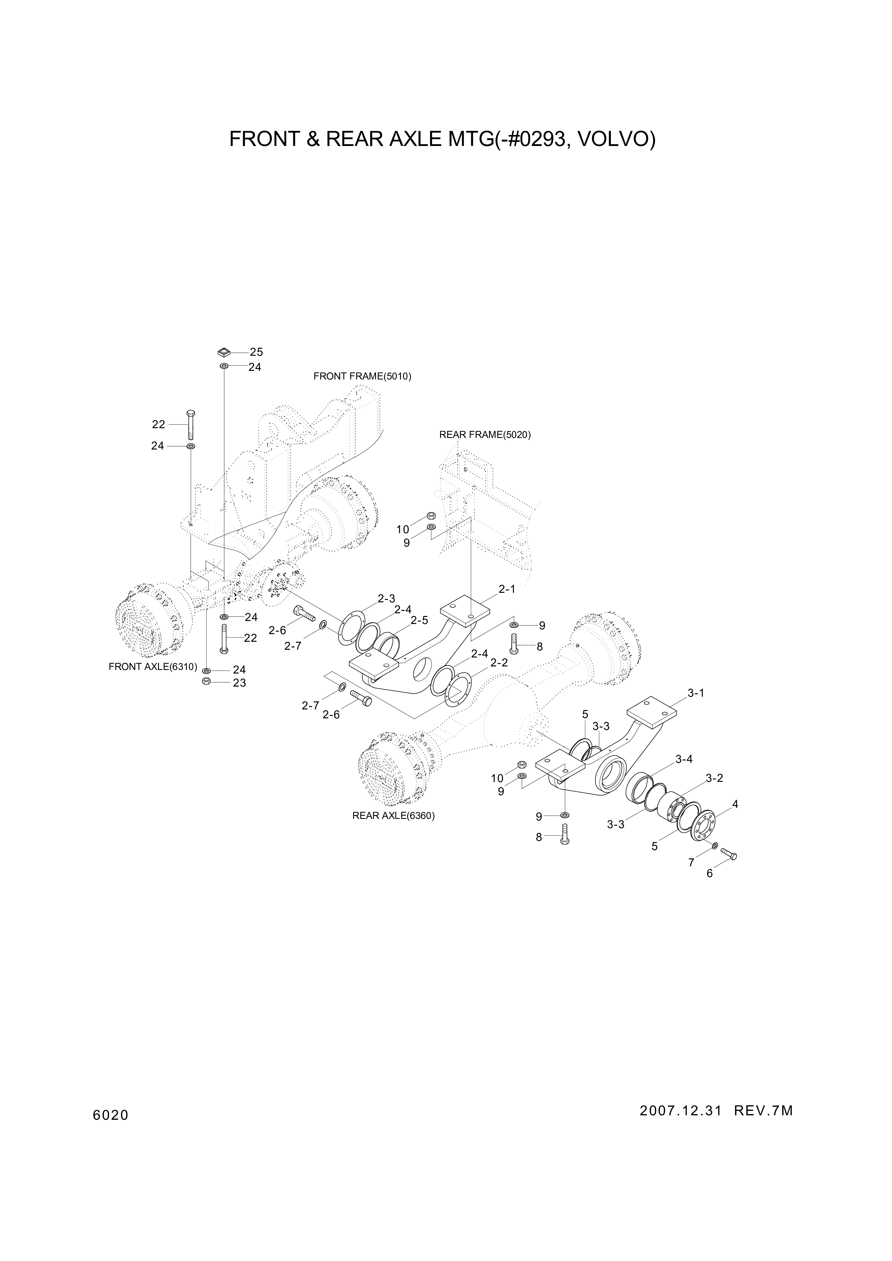 drawing for Hyundai Construction Equipment 81LB-20051 - SUPPORT-REAR (figure 3)