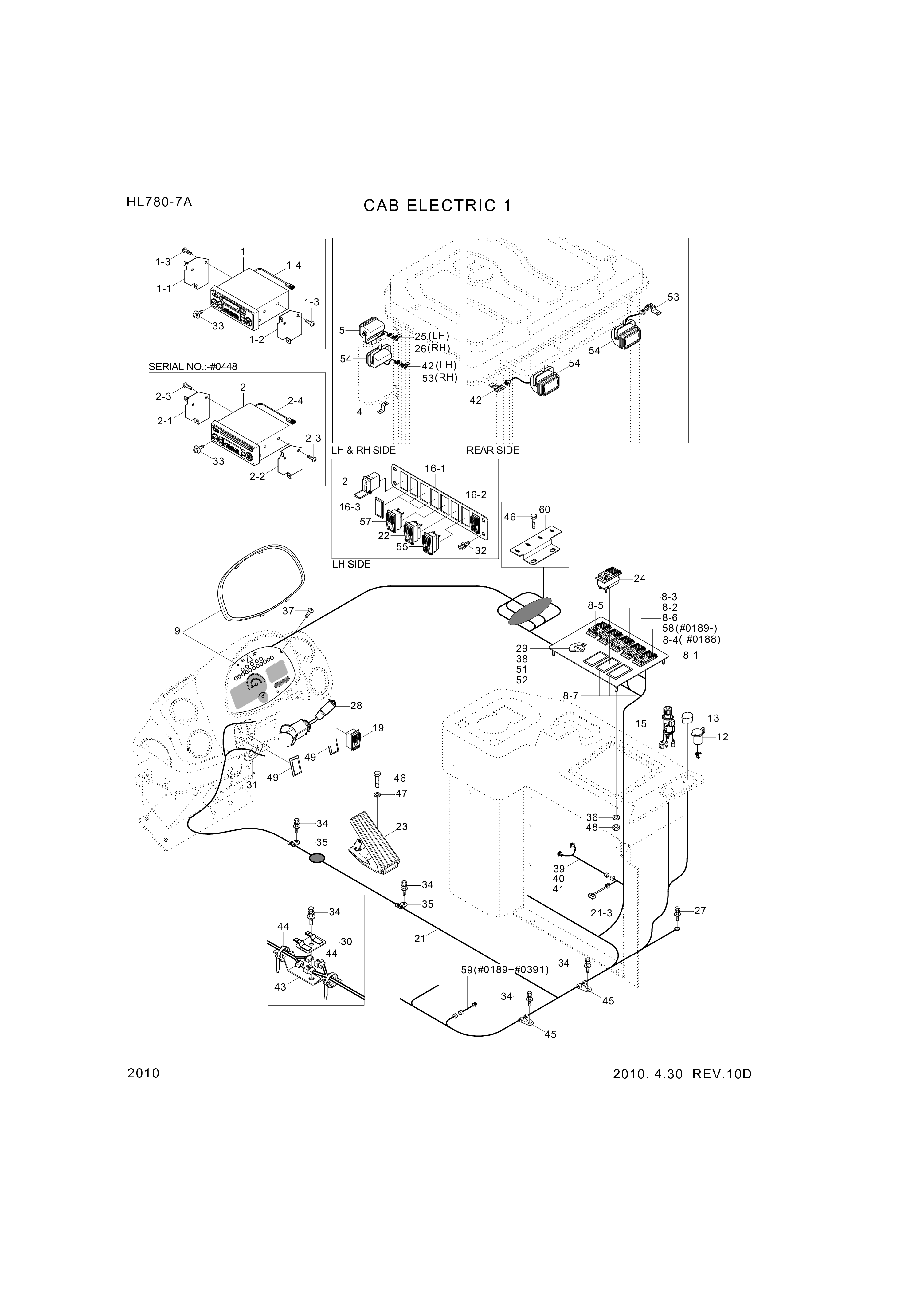 drawing for Hyundai Construction Equipment 21LB-40230 - SWITCH-PARKING (figure 4)