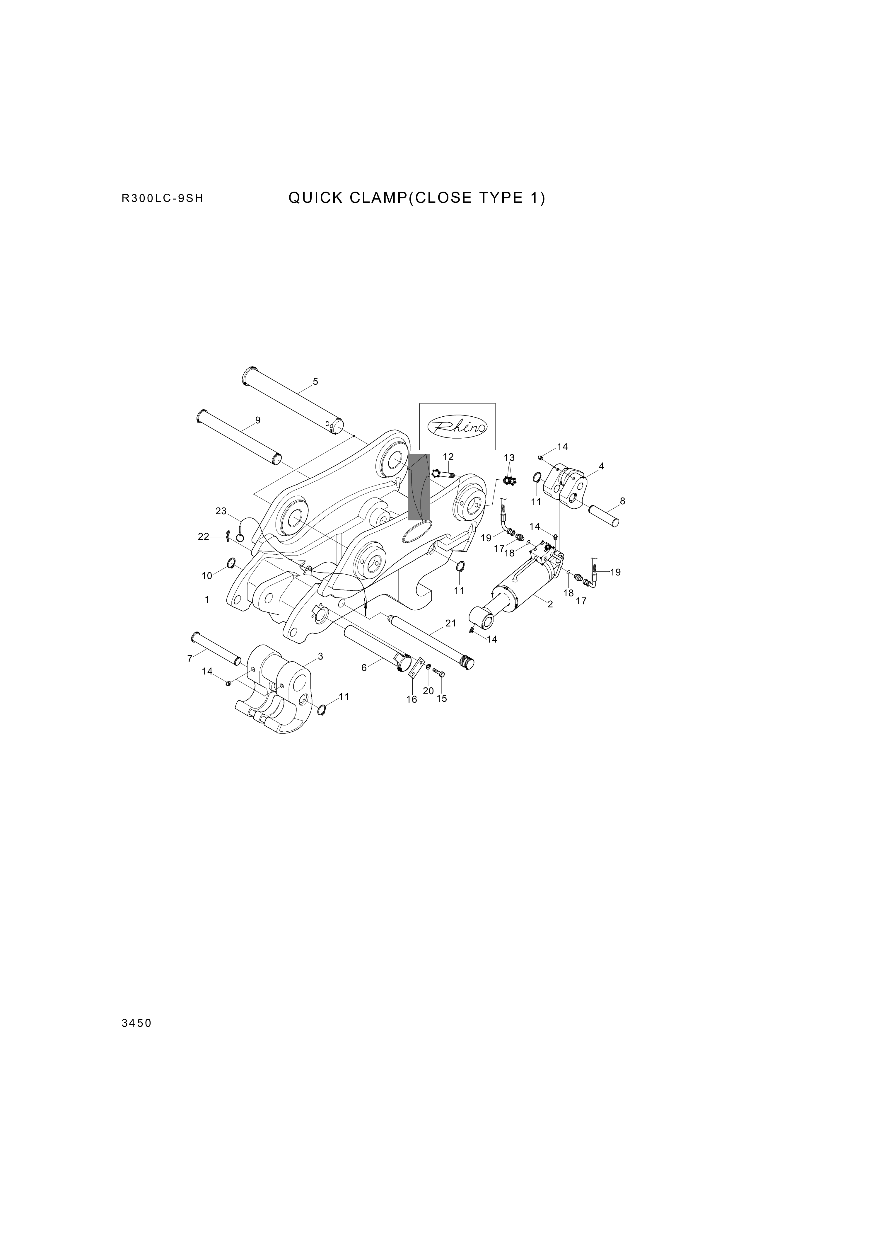 drawing for Hyundai Construction Equipment XKBP-00260 - PIN-JOINT (figure 4)