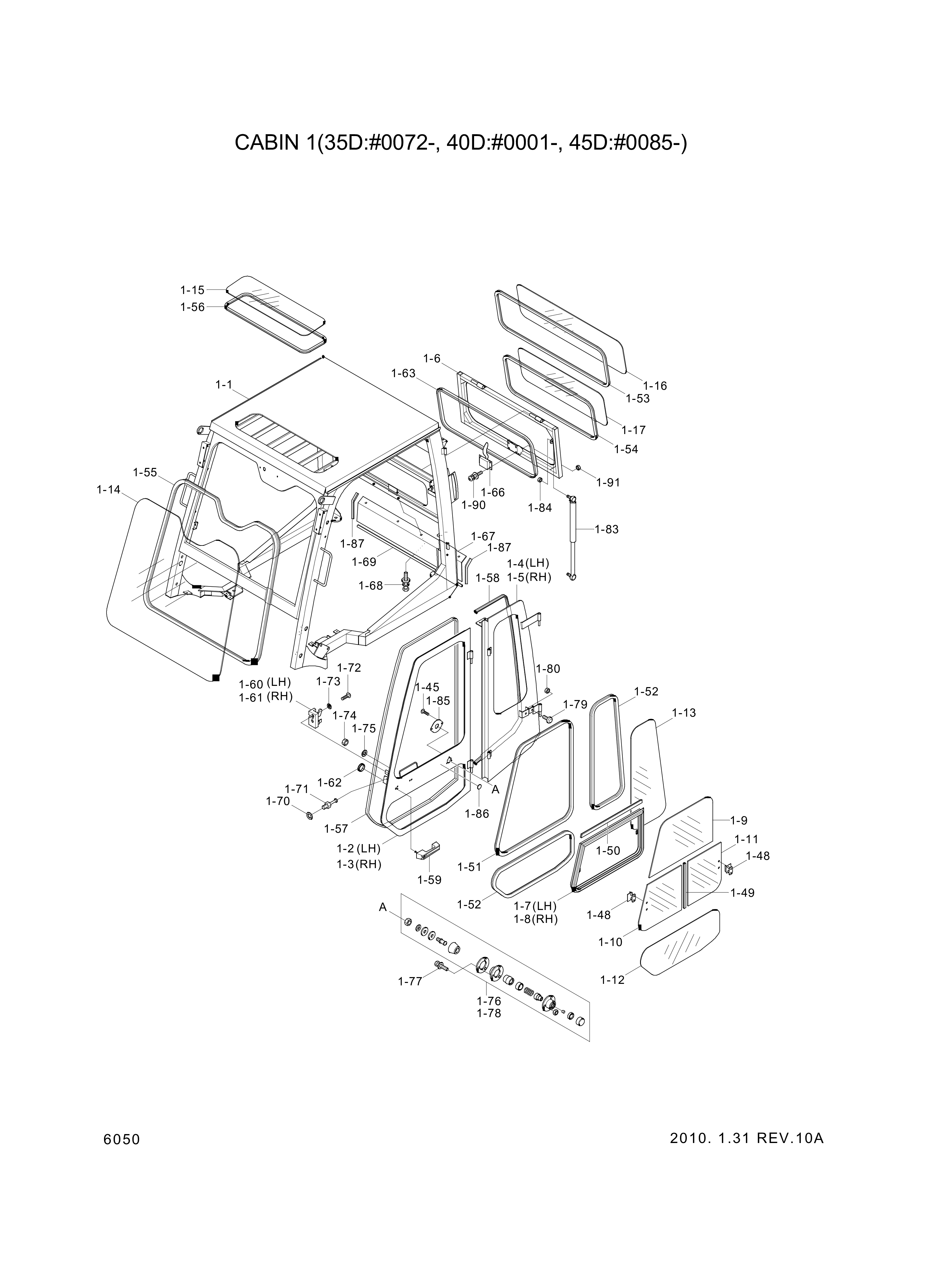 drawing for Hyundai Construction Equipment S161-080352 - BOLT-ROUND (figure 1)