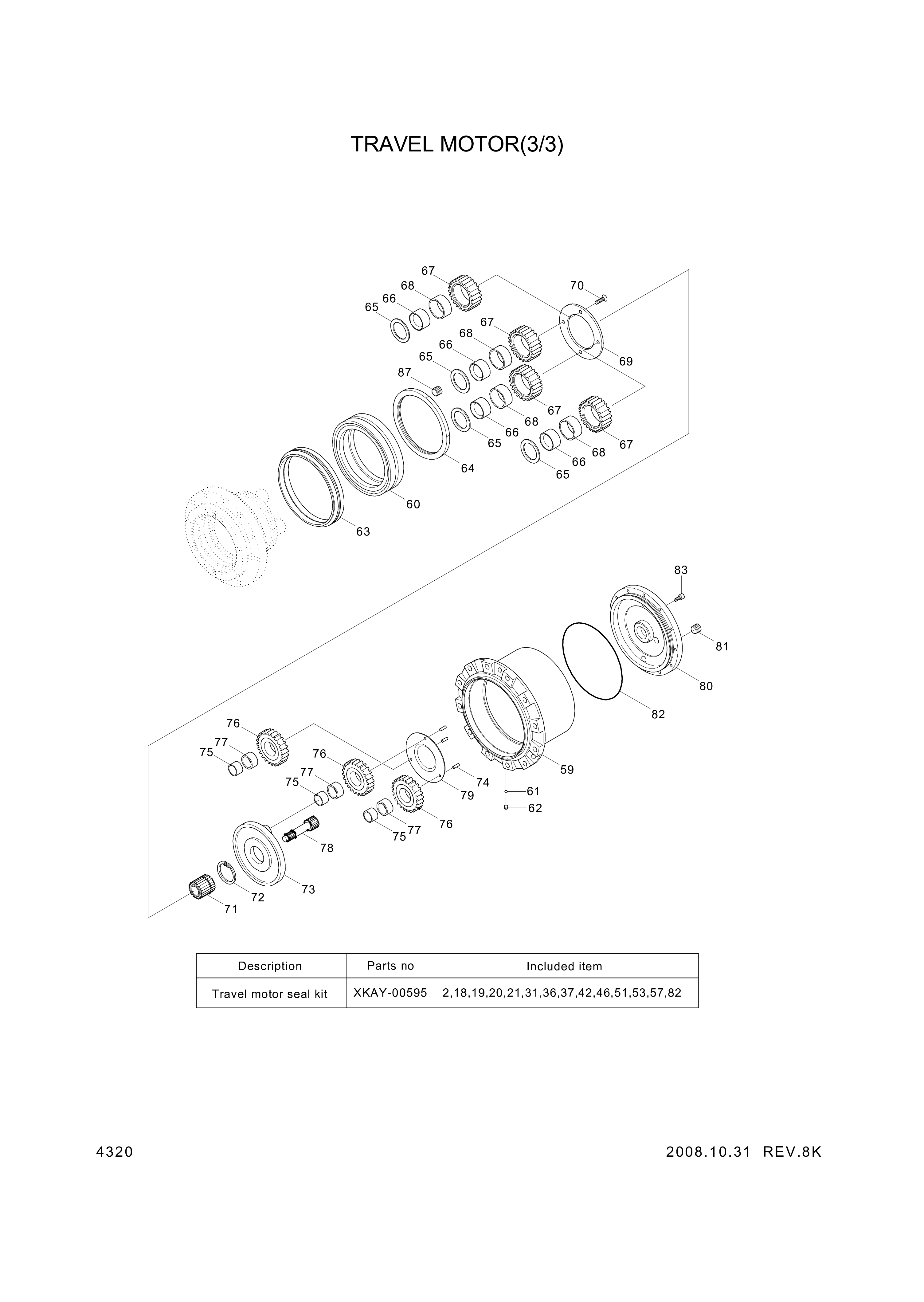 drawing for Hyundai Construction Equipment XKAH-00820 - SEAL-FLOATING (figure 5)