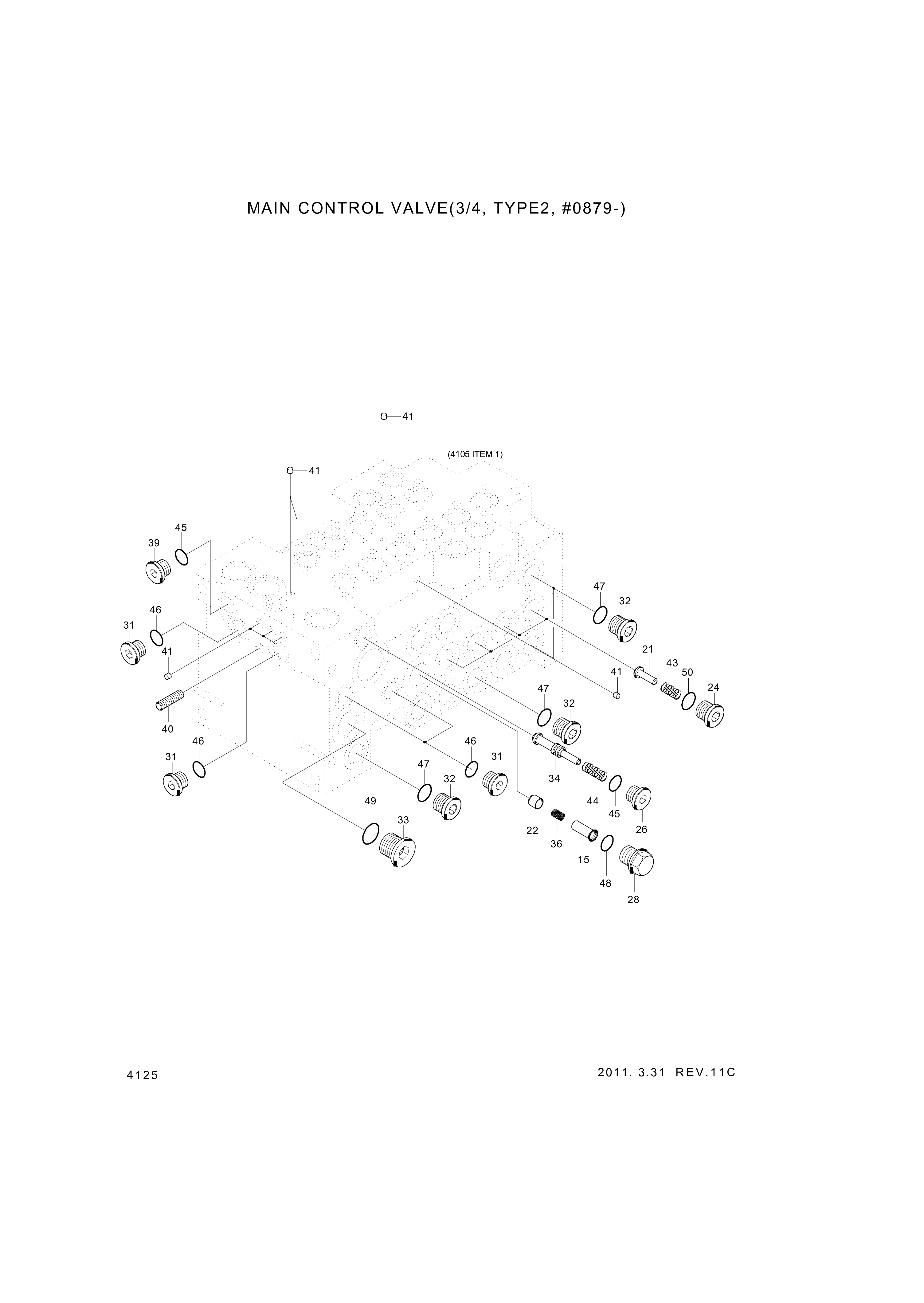 drawing for Hyundai Construction Equipment XKCG-00055 - PLUG-PF (figure 2)