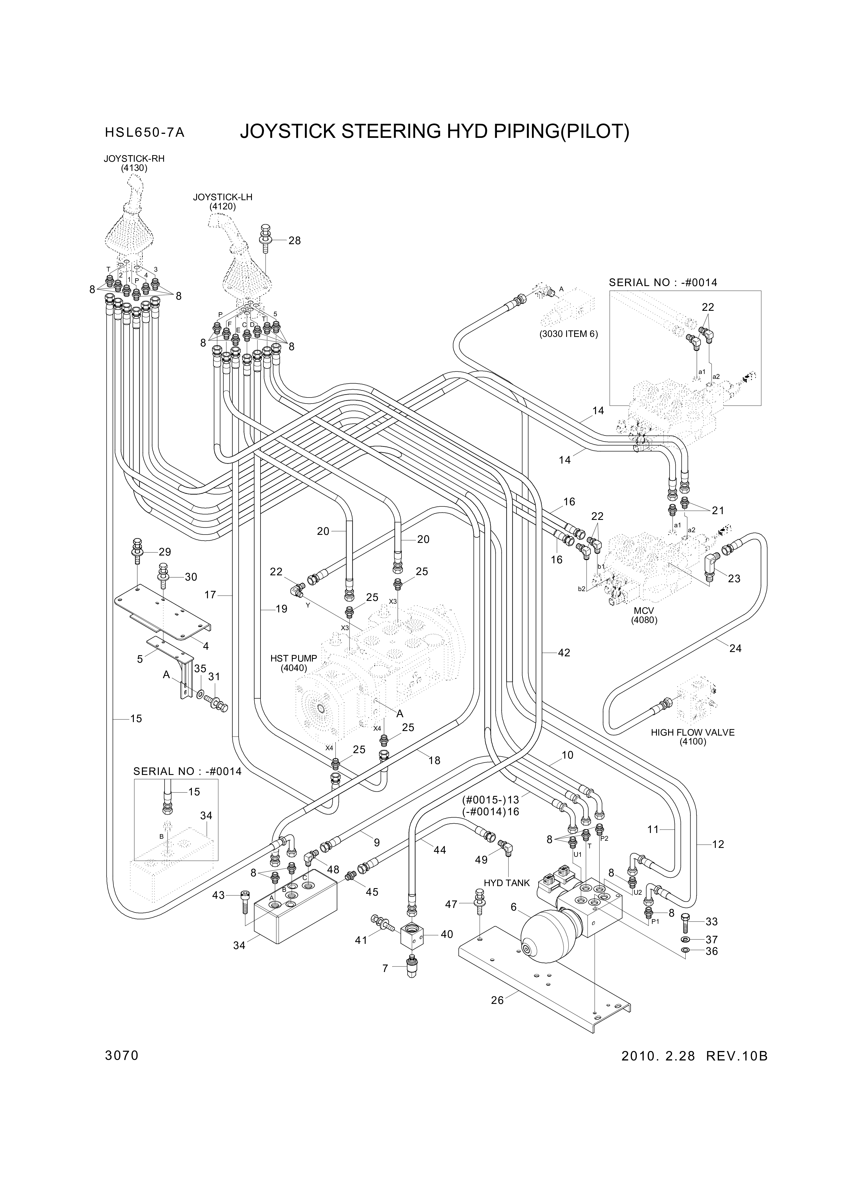 drawing for Hyundai Construction Equipment P933-042033 - HOSE ASSY-ORFS&THD (figure 3)