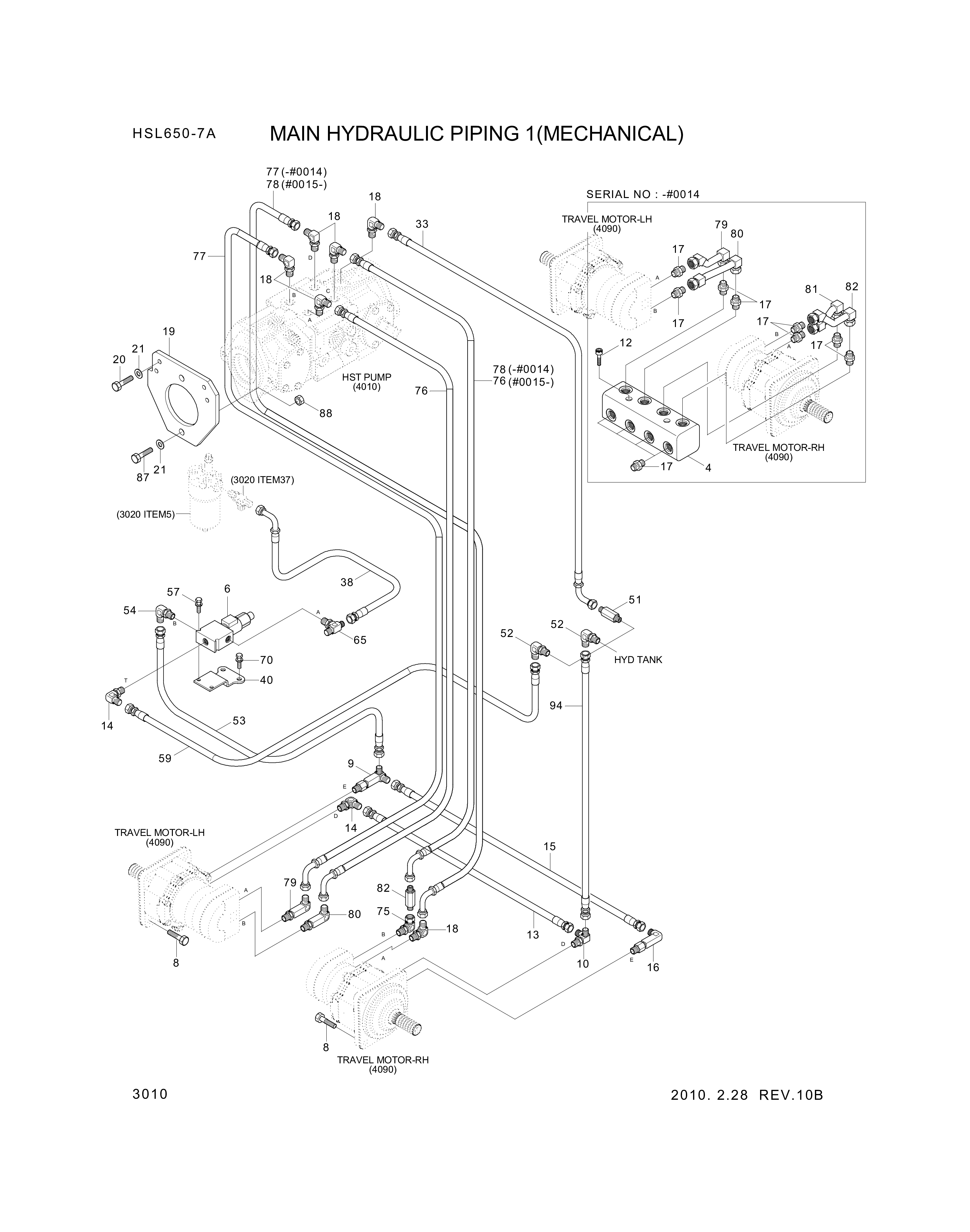 drawing for Hyundai Construction Equipment P930-126017 - HOSE ASSY-ORFS&THD (figure 5)