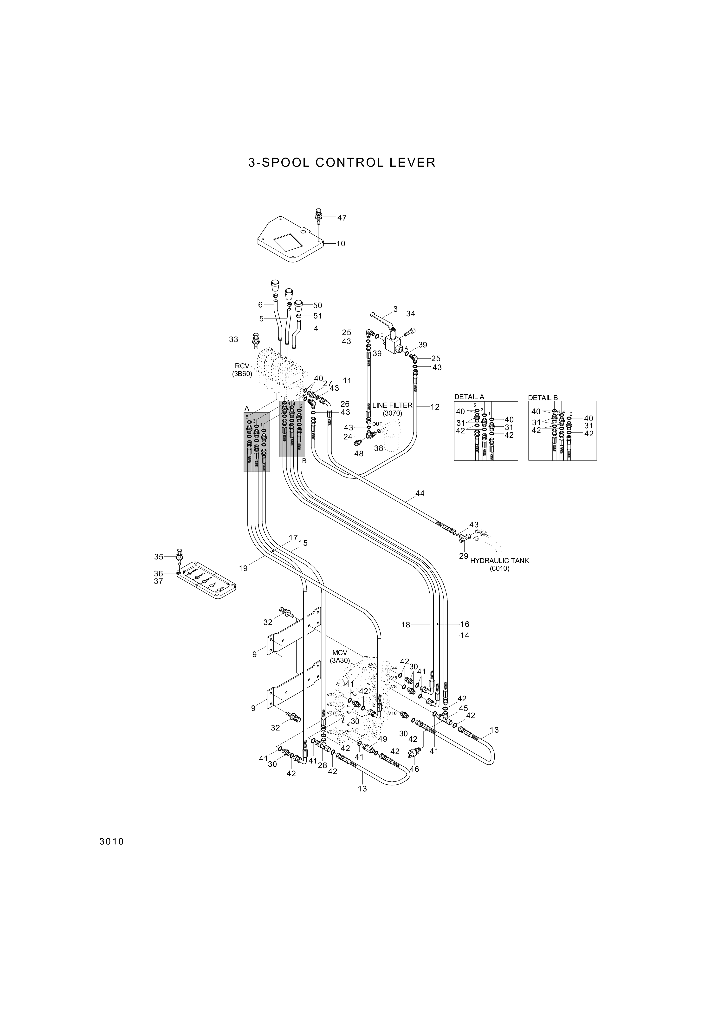 drawing for Hyundai Construction Equipment P930-061044 - HOSE ASSY-ORFS&THD (figure 5)