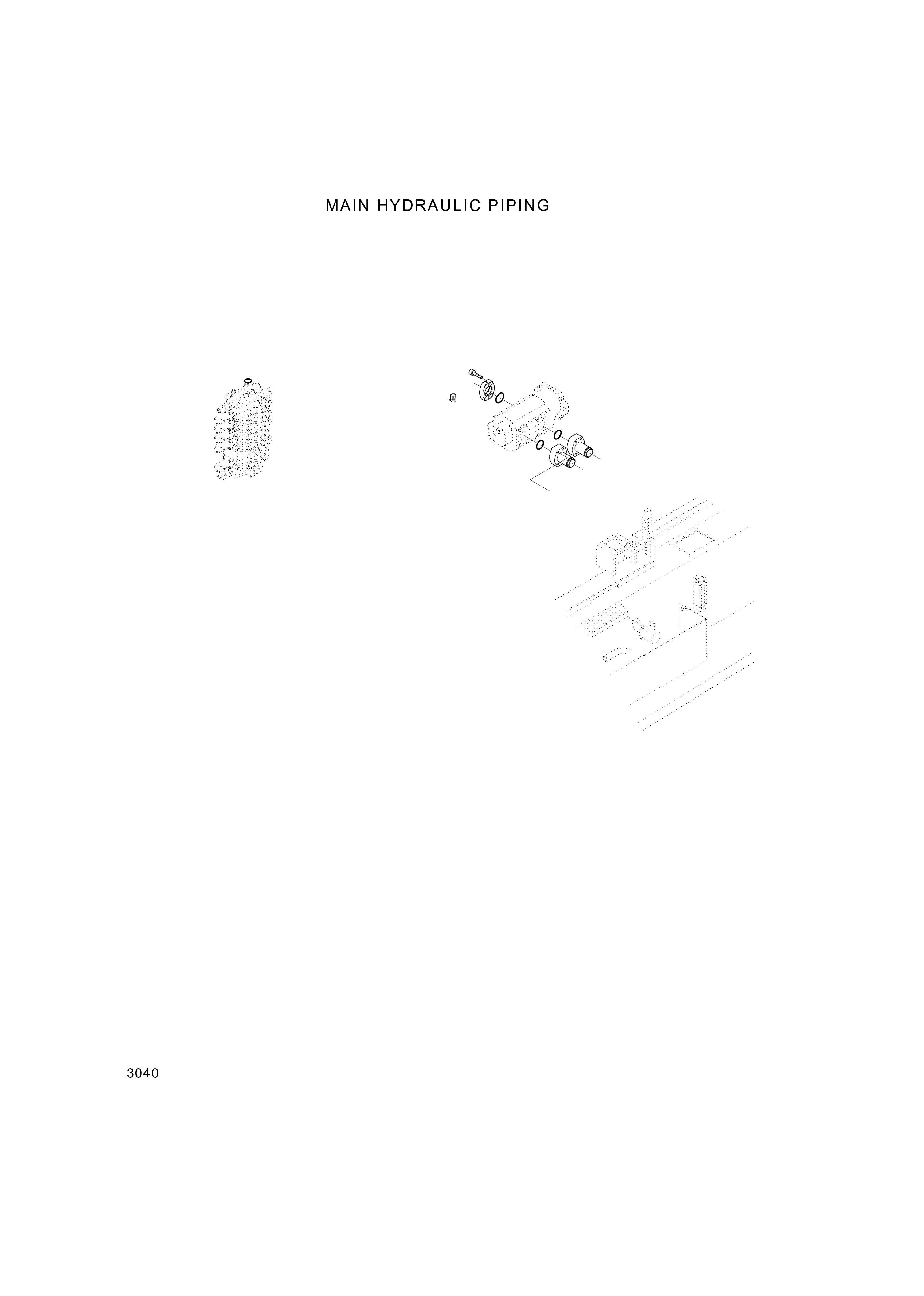 drawing for Hyundai Construction Equipment P950-204312 - HOSE ASSY-ORFS&FLG (figure 2)