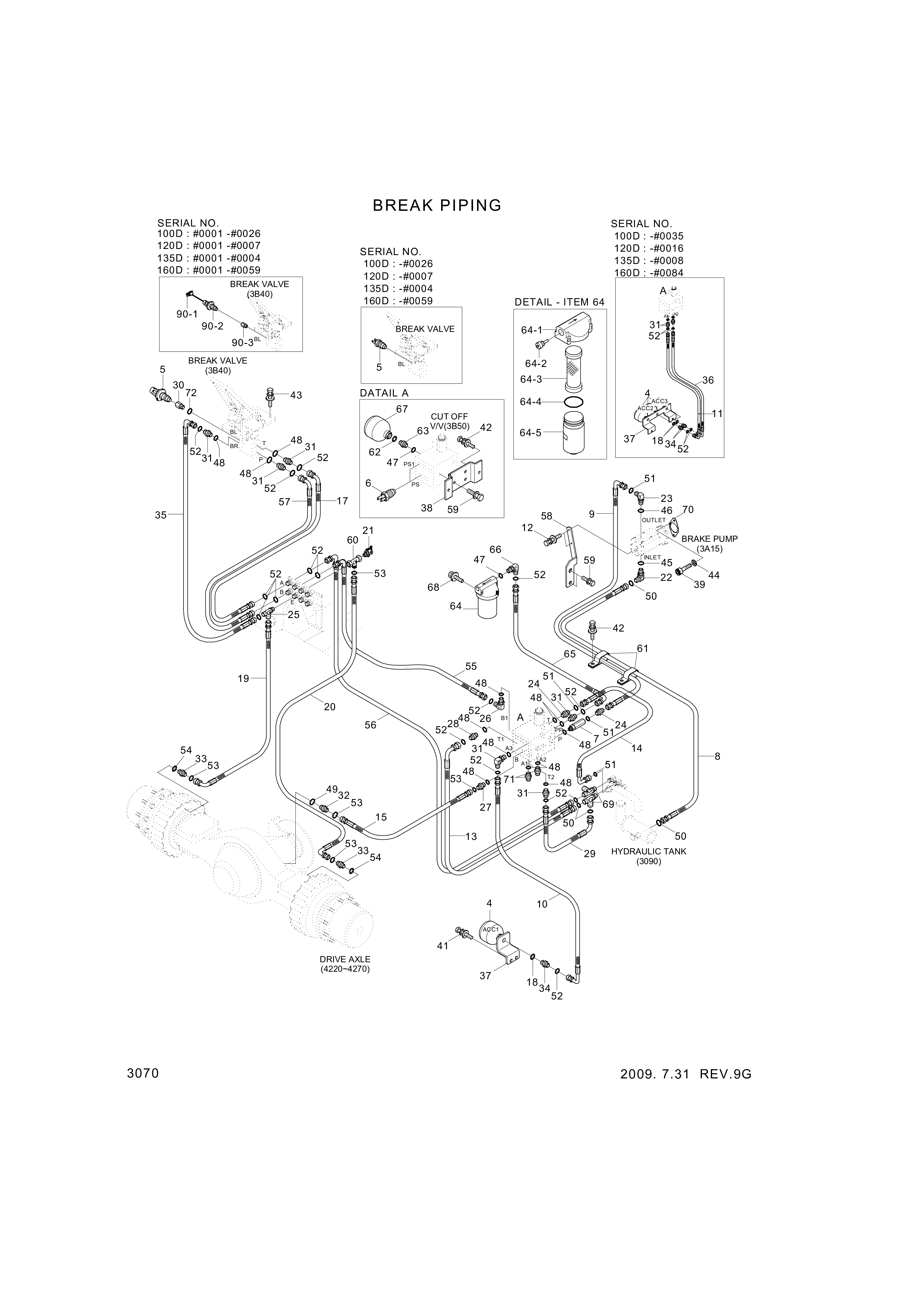 drawing for Hyundai Construction Equipment P930-065016 - HOSE ASSY-ORFS&THD (figure 3)
