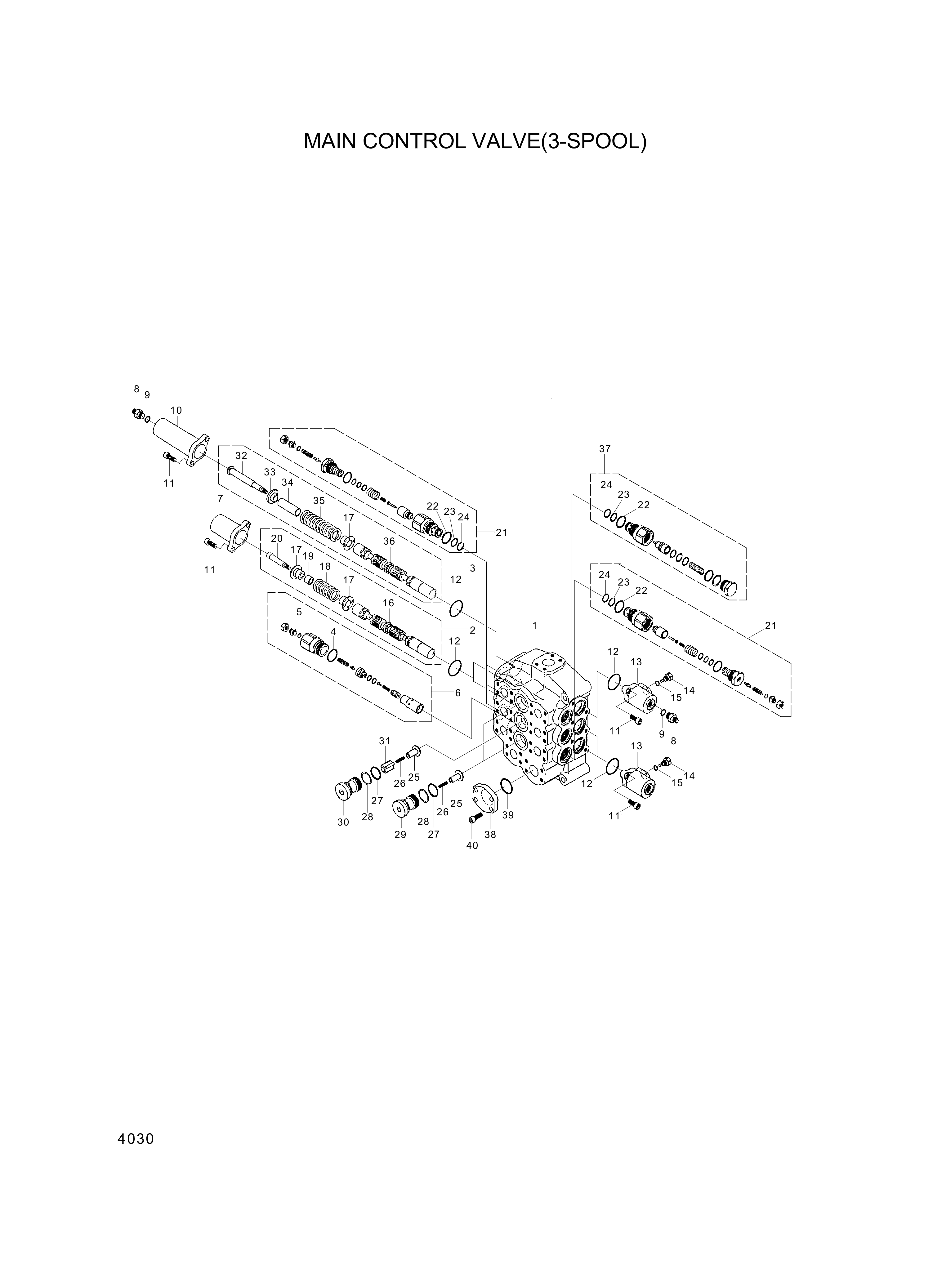 drawing for Hyundai Construction Equipment 3526-484 - CAP (figure 4)