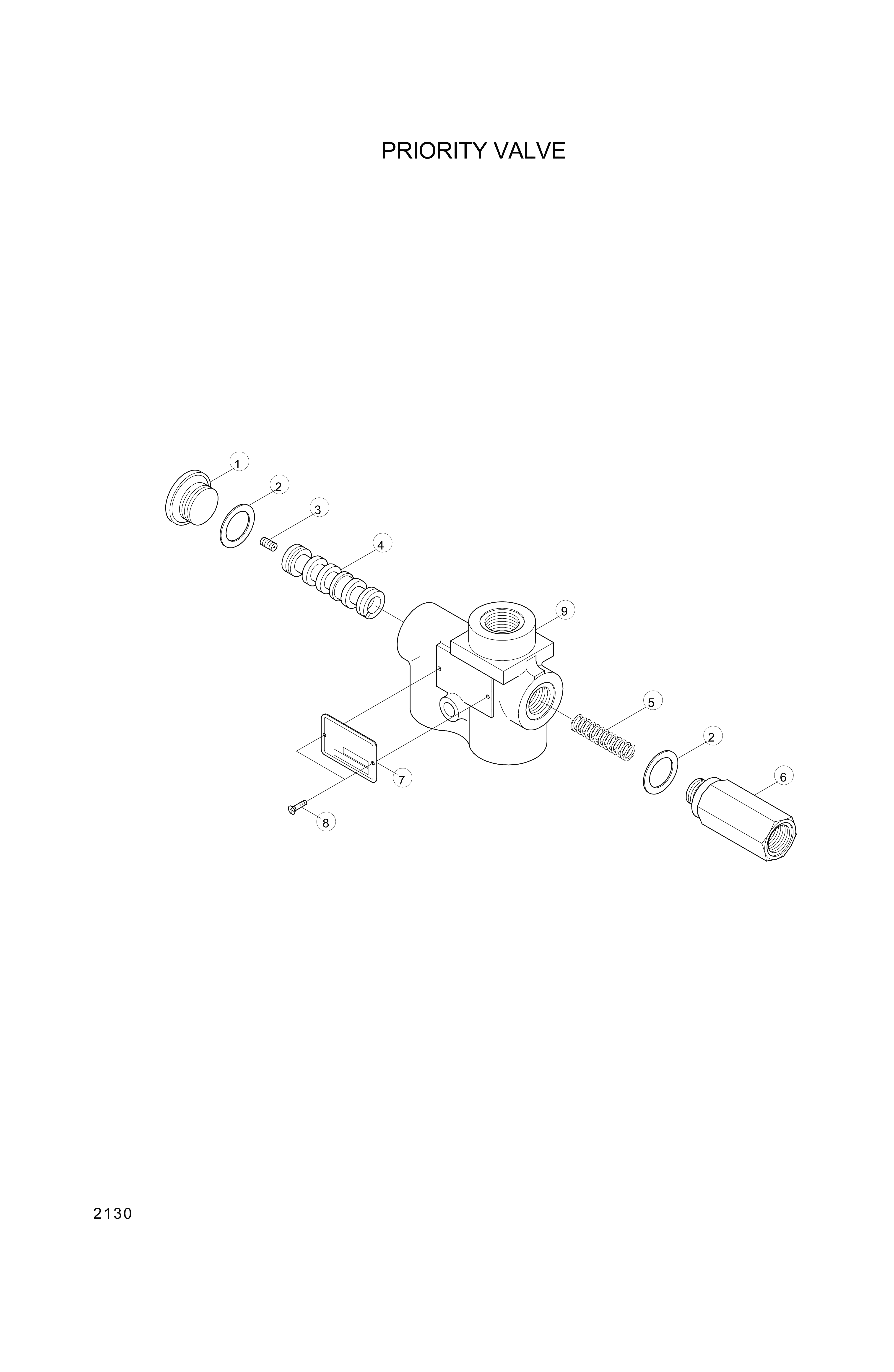 drawing for Hyundai Construction Equipment 152B0380 - Orifice (figure 3)