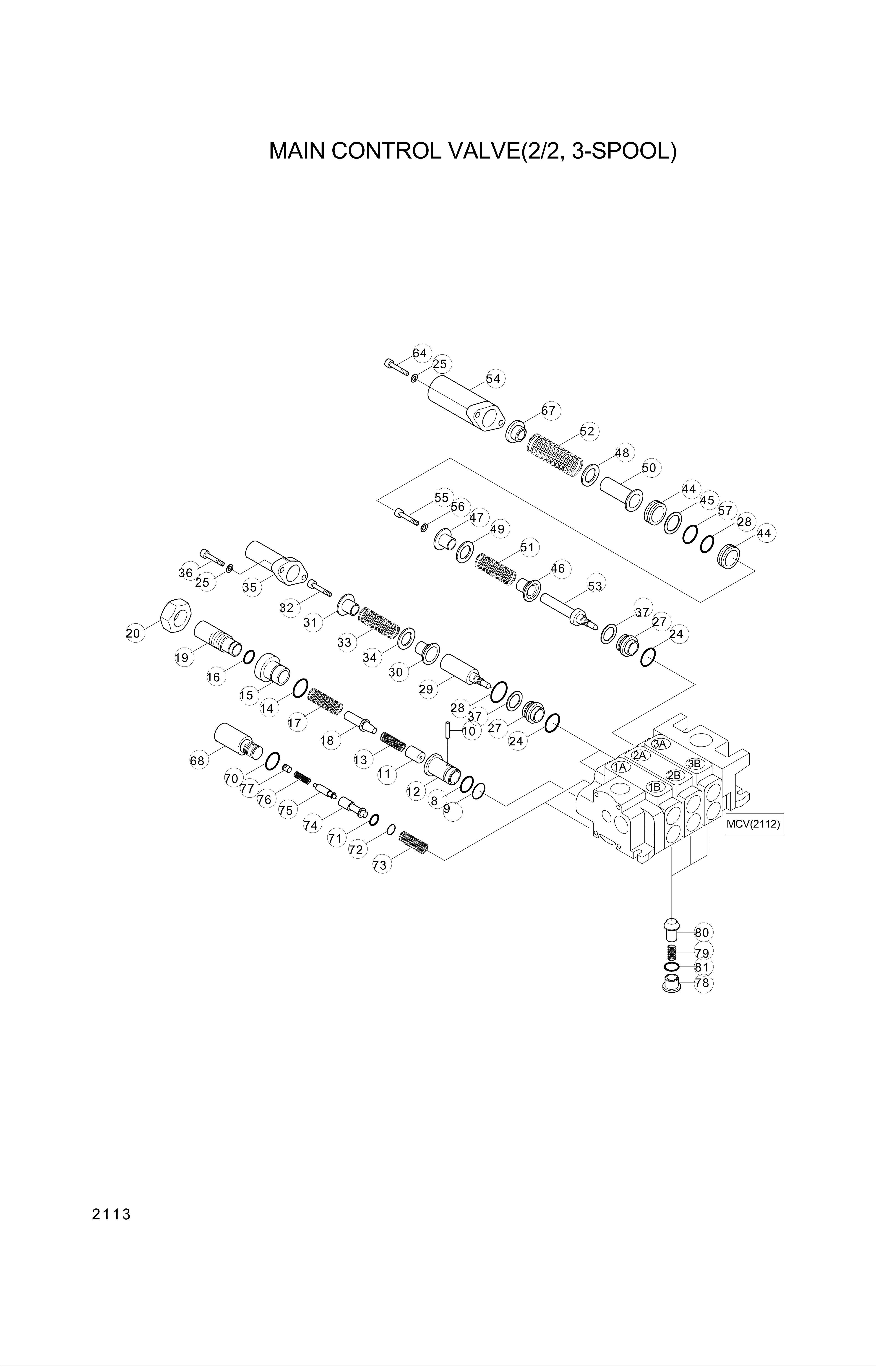 drawing for Hyundai Construction Equipment ZUAH-00674 - BOLT (figure 3)