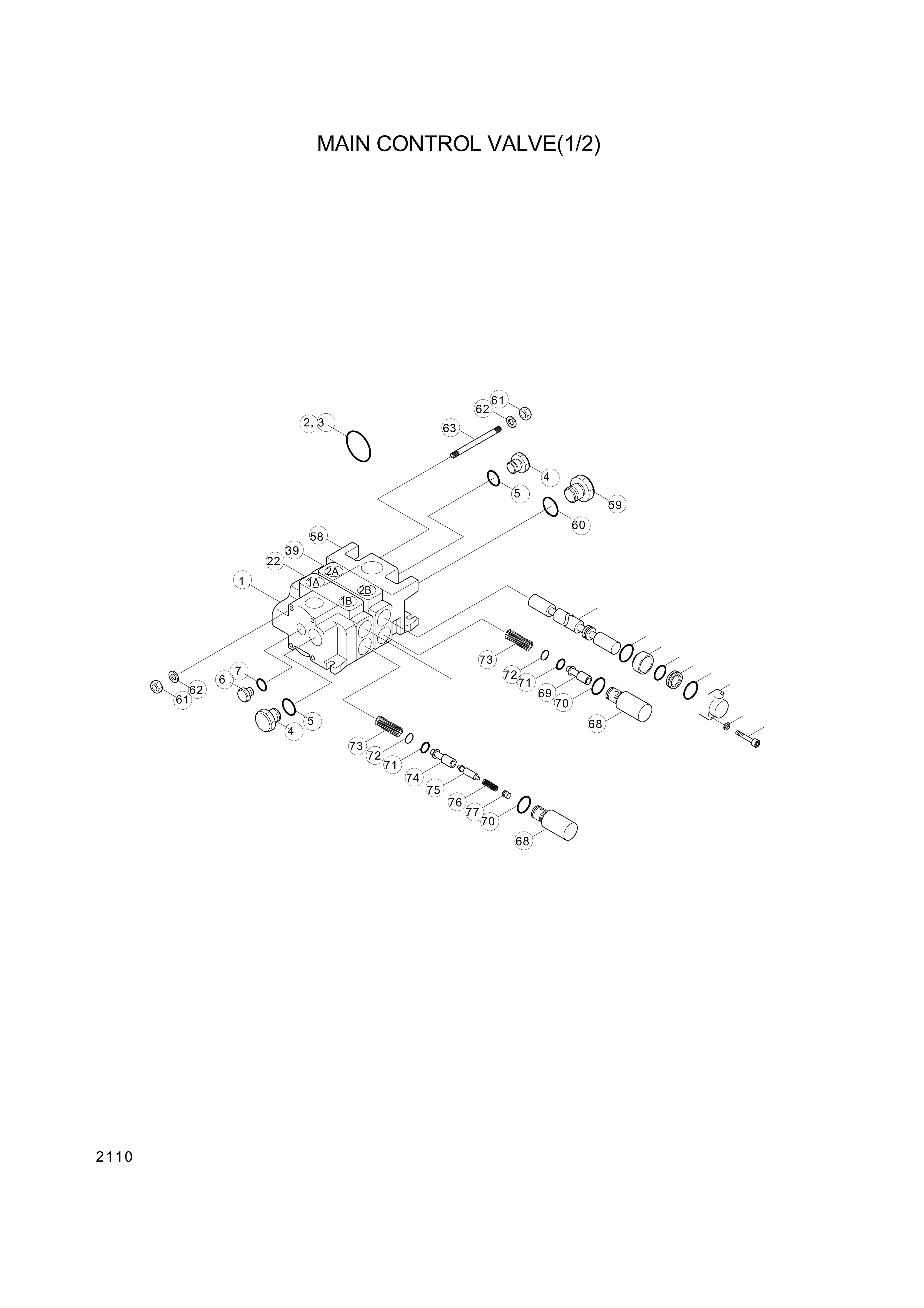 drawing for Hyundai Construction Equipment P9372000121 - SCREW (figure 5)