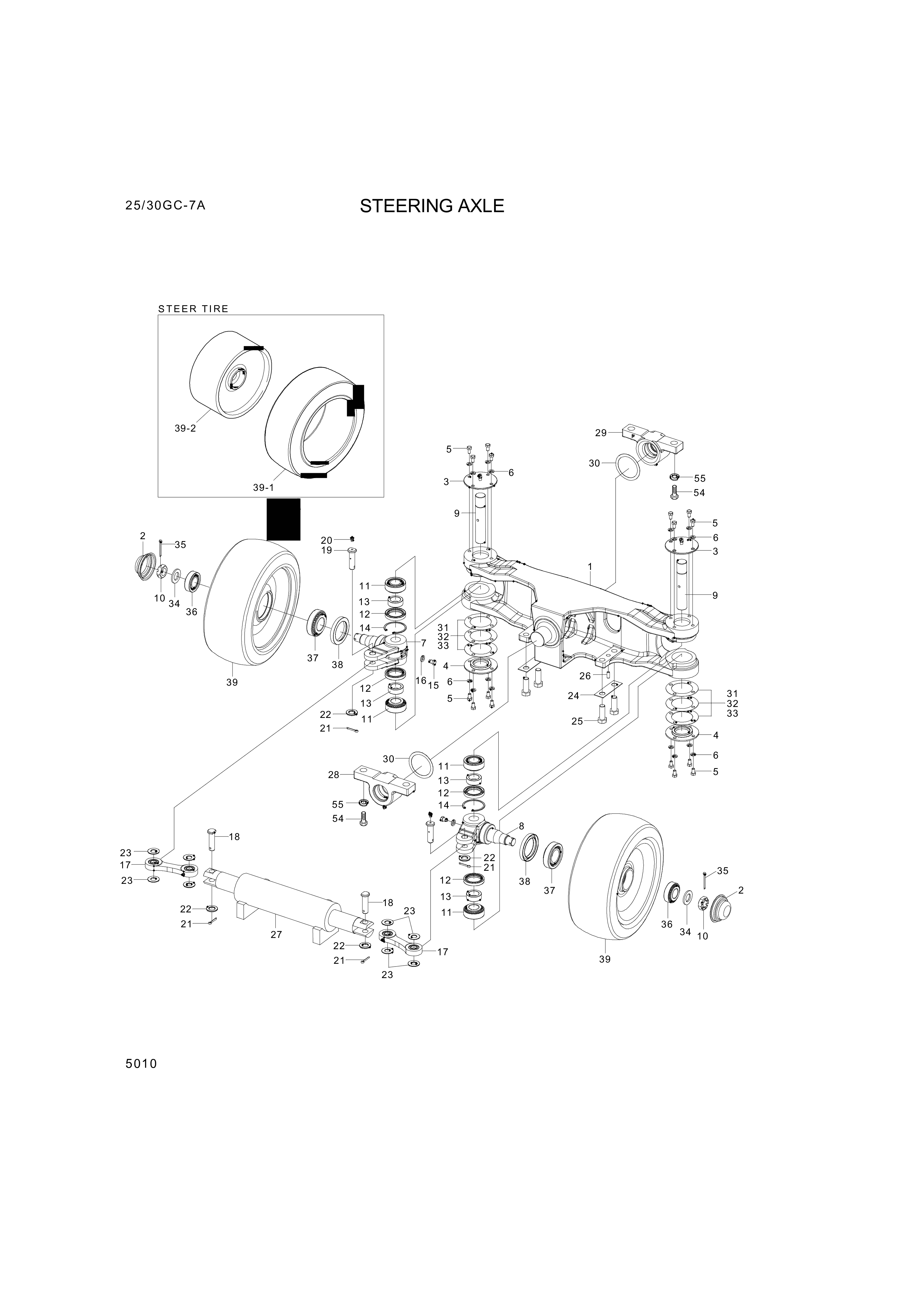 drawing for Hyundai Construction Equipment S461-500282 - PIN-SPLIT (figure 5)