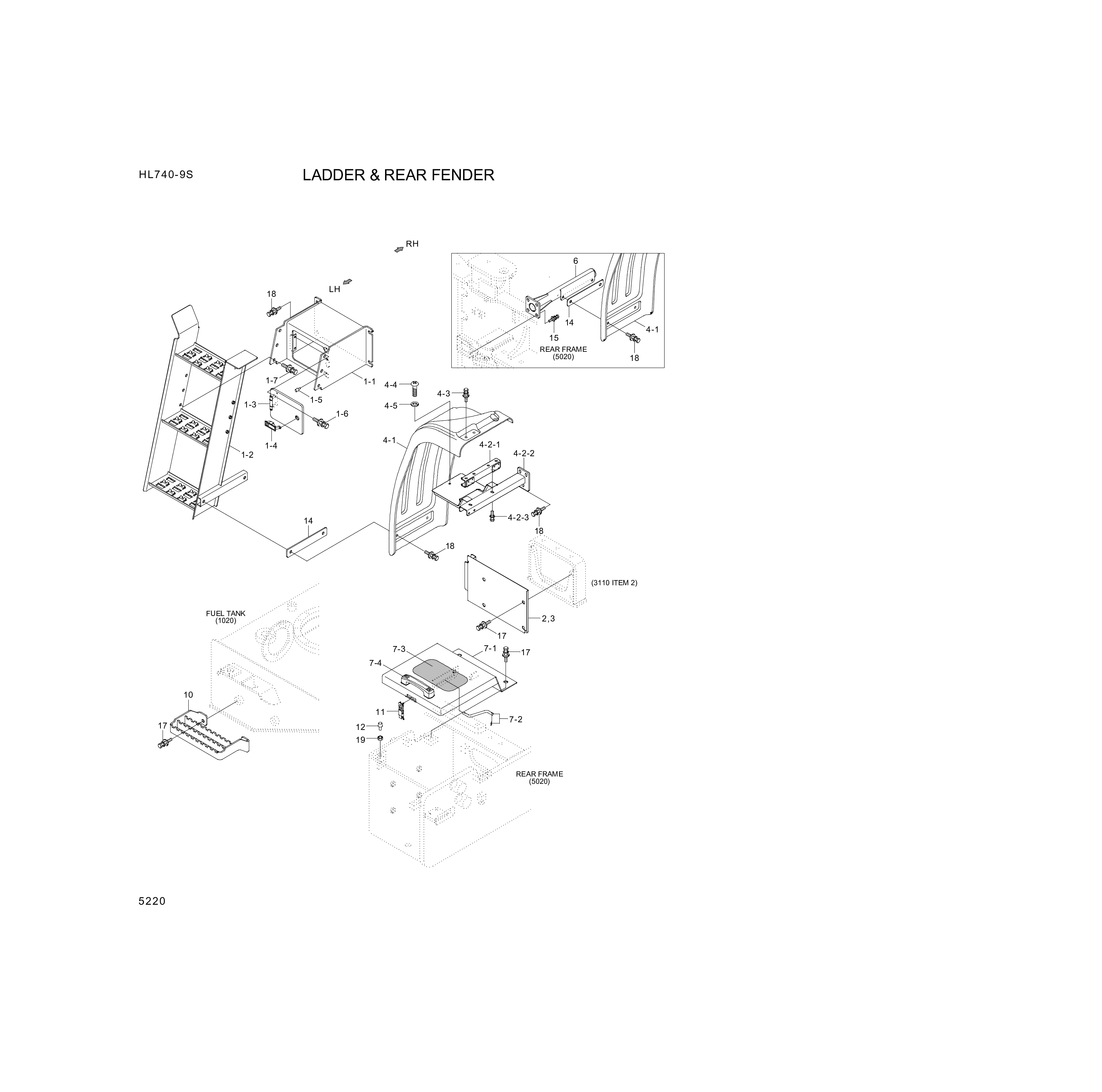 Technical drawing of Hyundai Construction Equipment S179-120256 BOLT-SOCKET with dimensions and layout (figure 5)