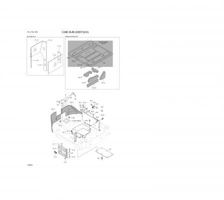 drawing for Hyundai Construction Equipment S141-080156 - BOLT-FLAT (figure 3)