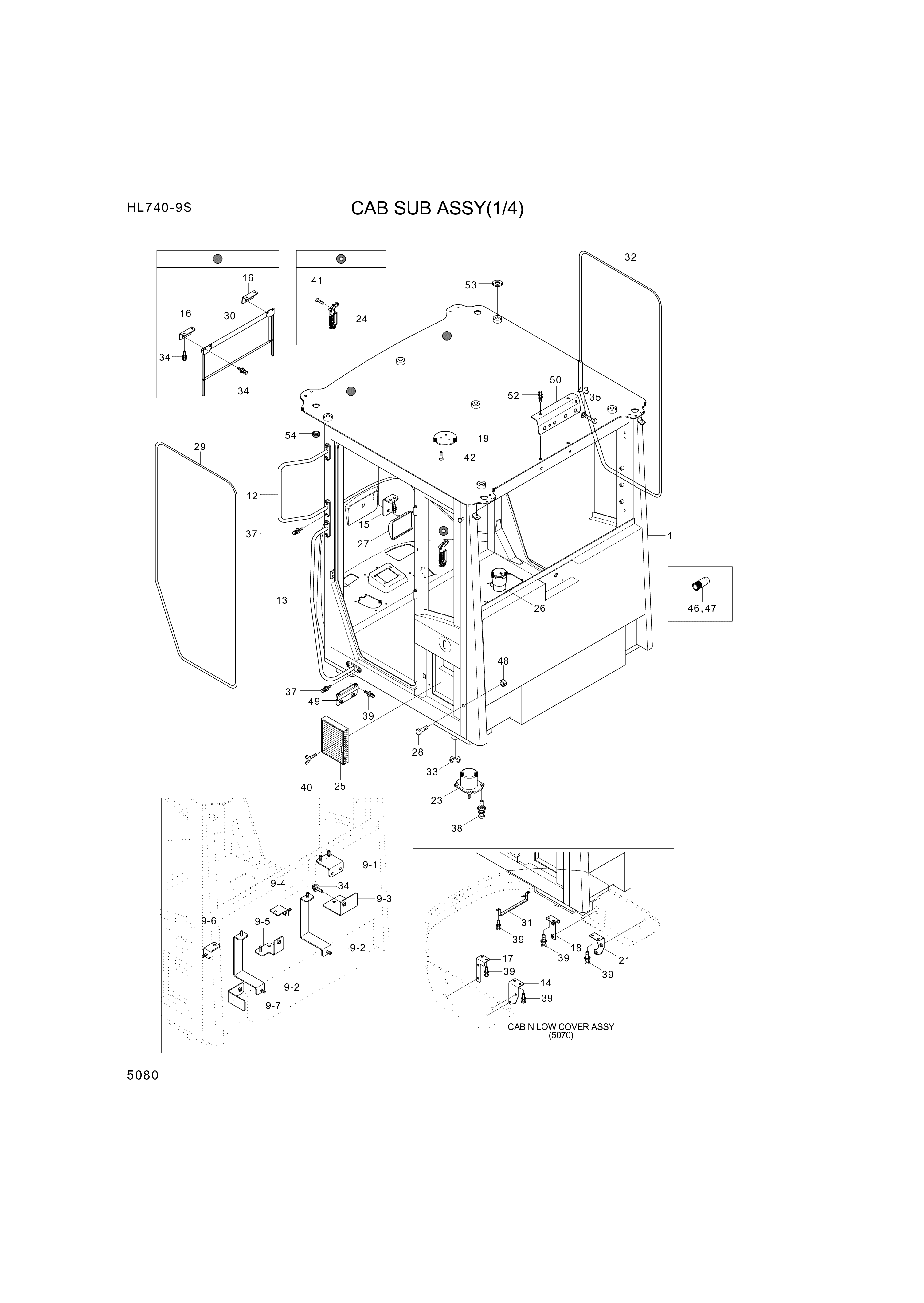 drawing for Hyundai Construction Equipment S141-080156 - BOLT-FLAT (figure 4)