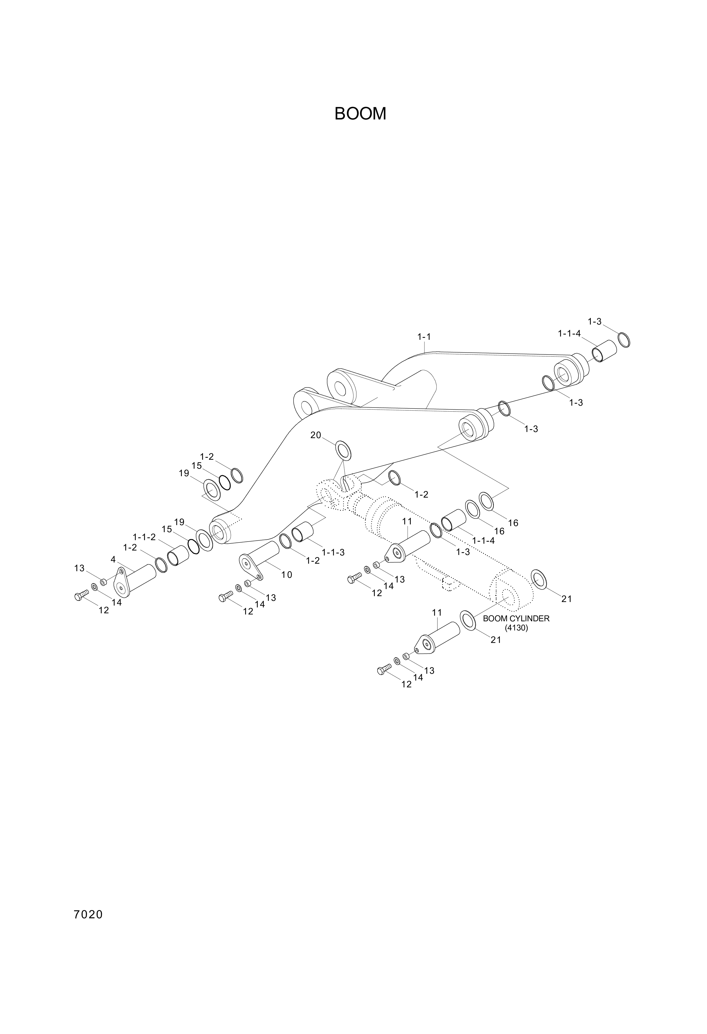 drawing for Hyundai Construction Equipment S391-070130 - SHIM-ROUND 1.0 (figure 4)