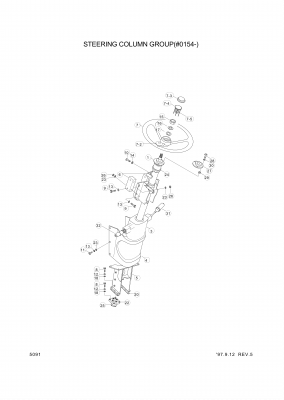 drawing for Hyundai Construction Equipment 0501-209-951 - RANGE SELECTOR (figure 4)