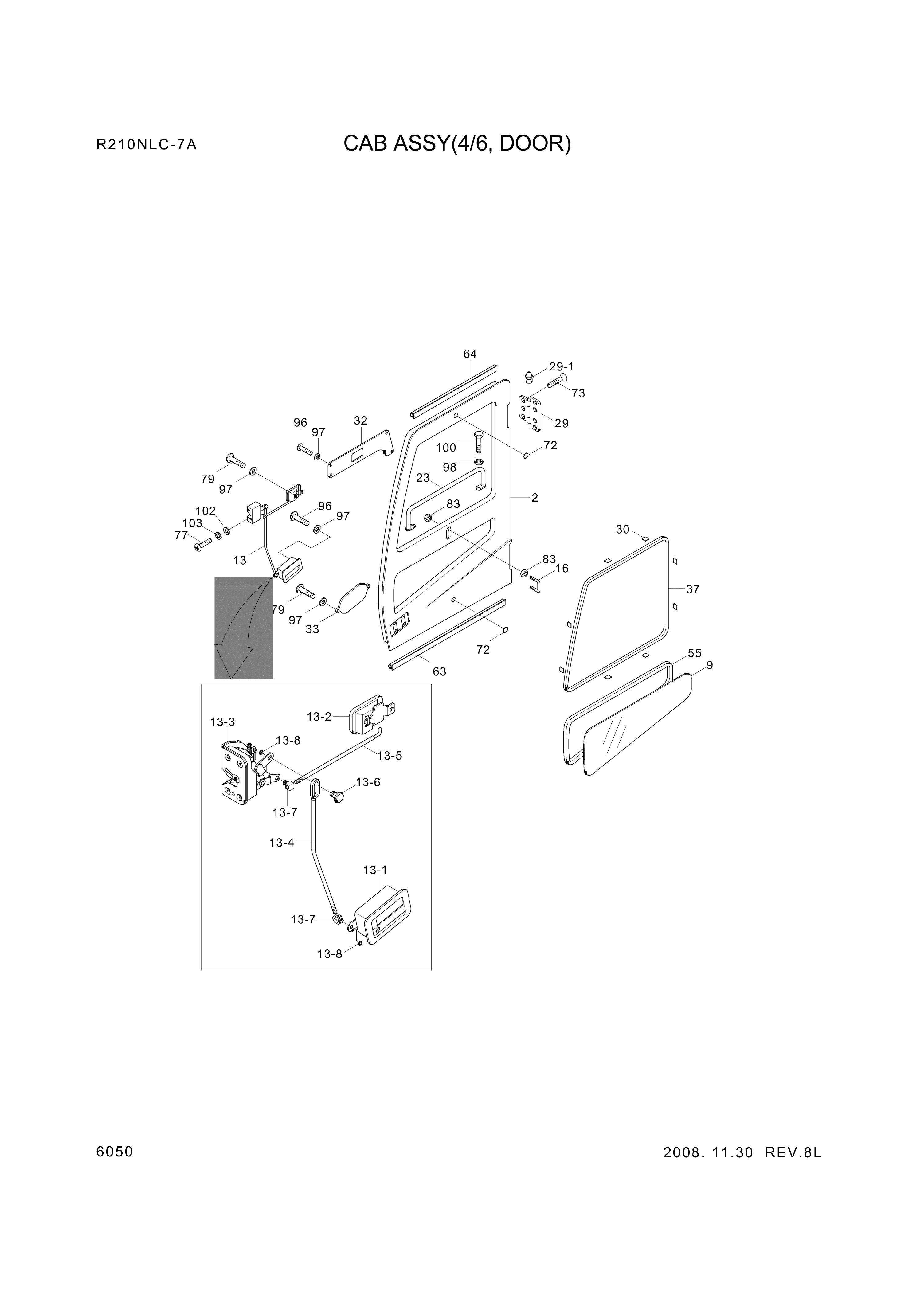 drawing for Hyundai Construction Equipment S151-050206 - BOLT-TAP (figure 3)