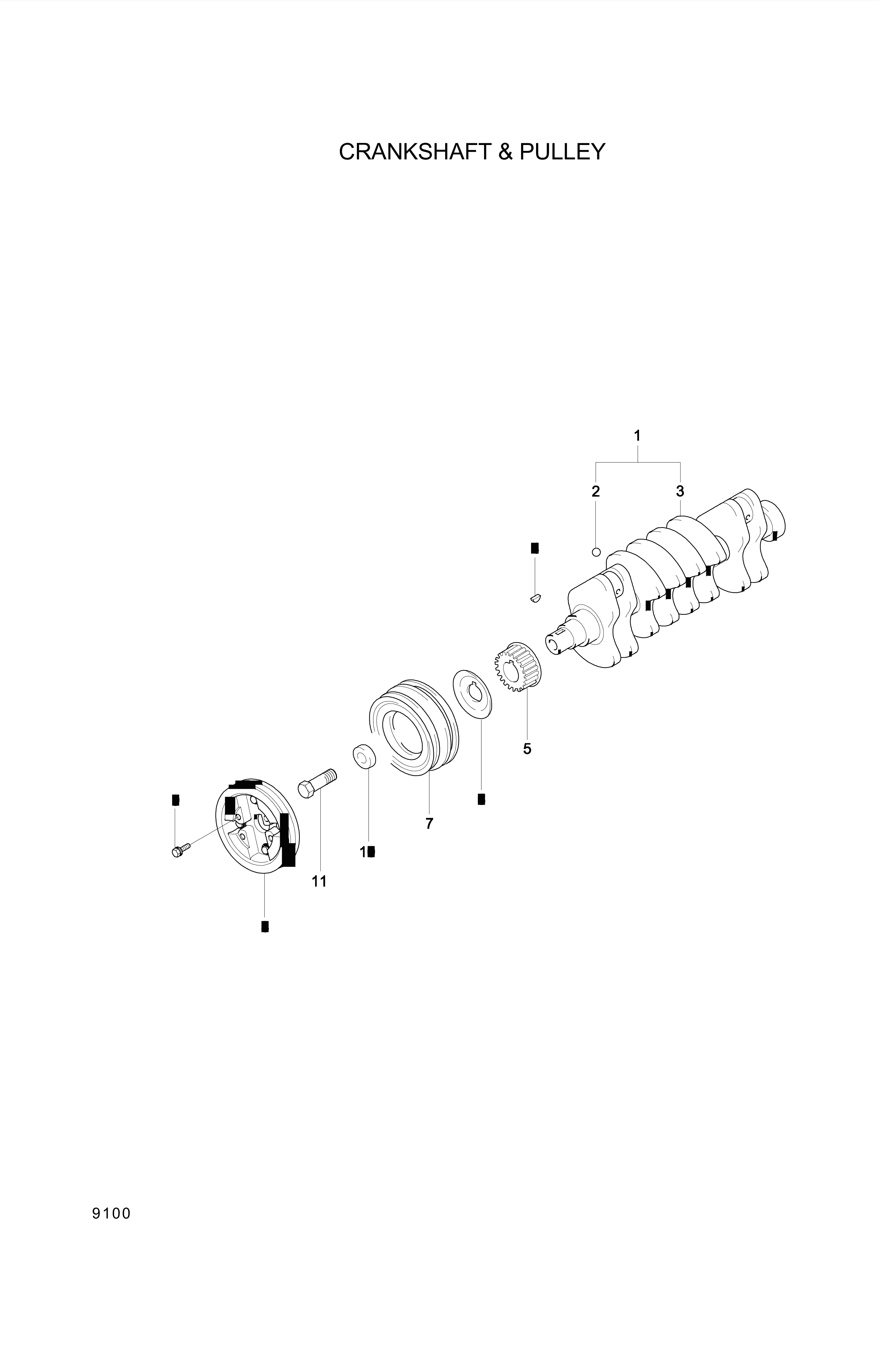 drawing for Hyundai Construction Equipment 11233-08256K - Bolt-Flange (figure 4)