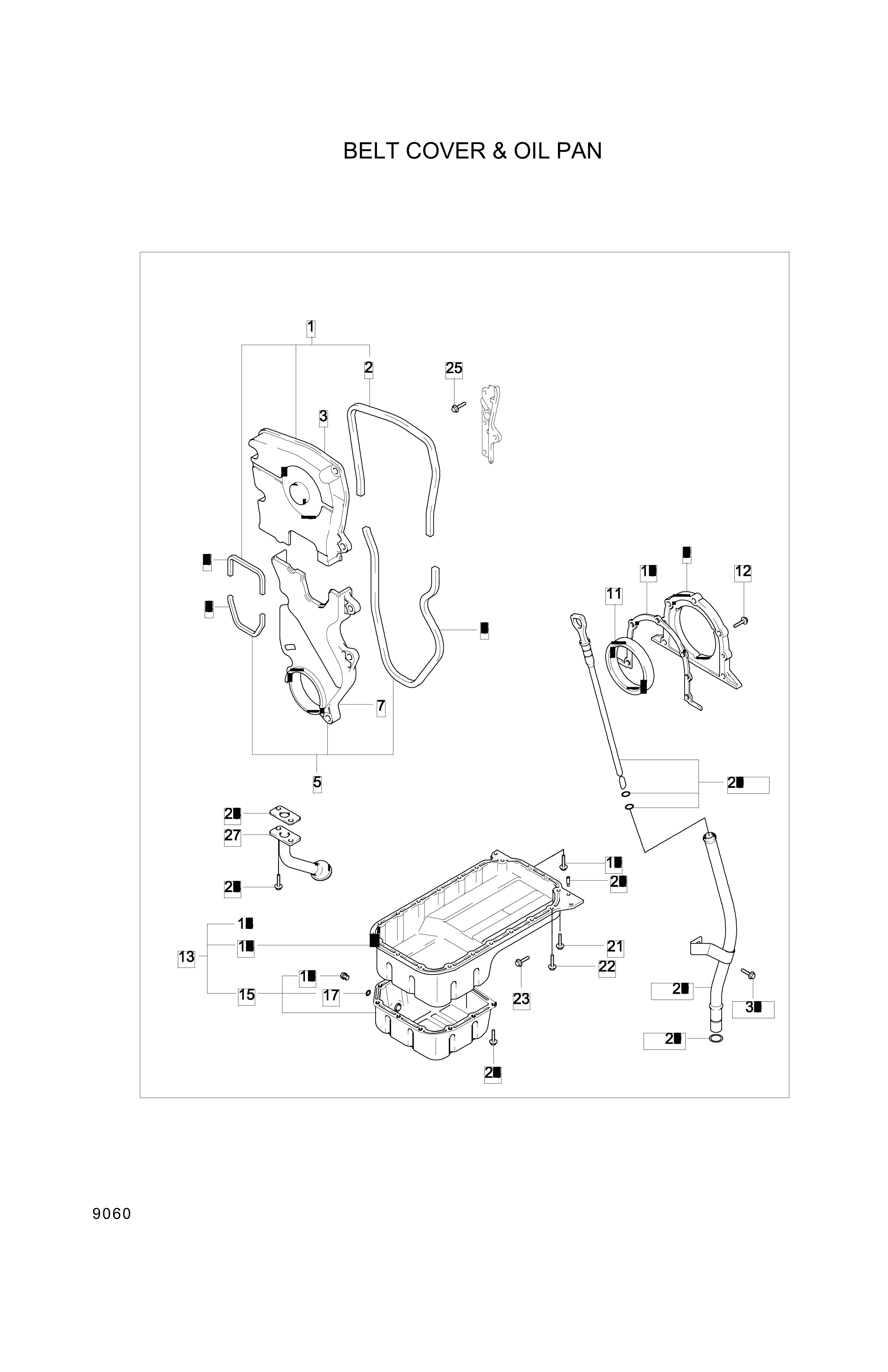 drawing for Hyundai Construction Equipment 11233-08256K - Bolt-Flange (figure 5)