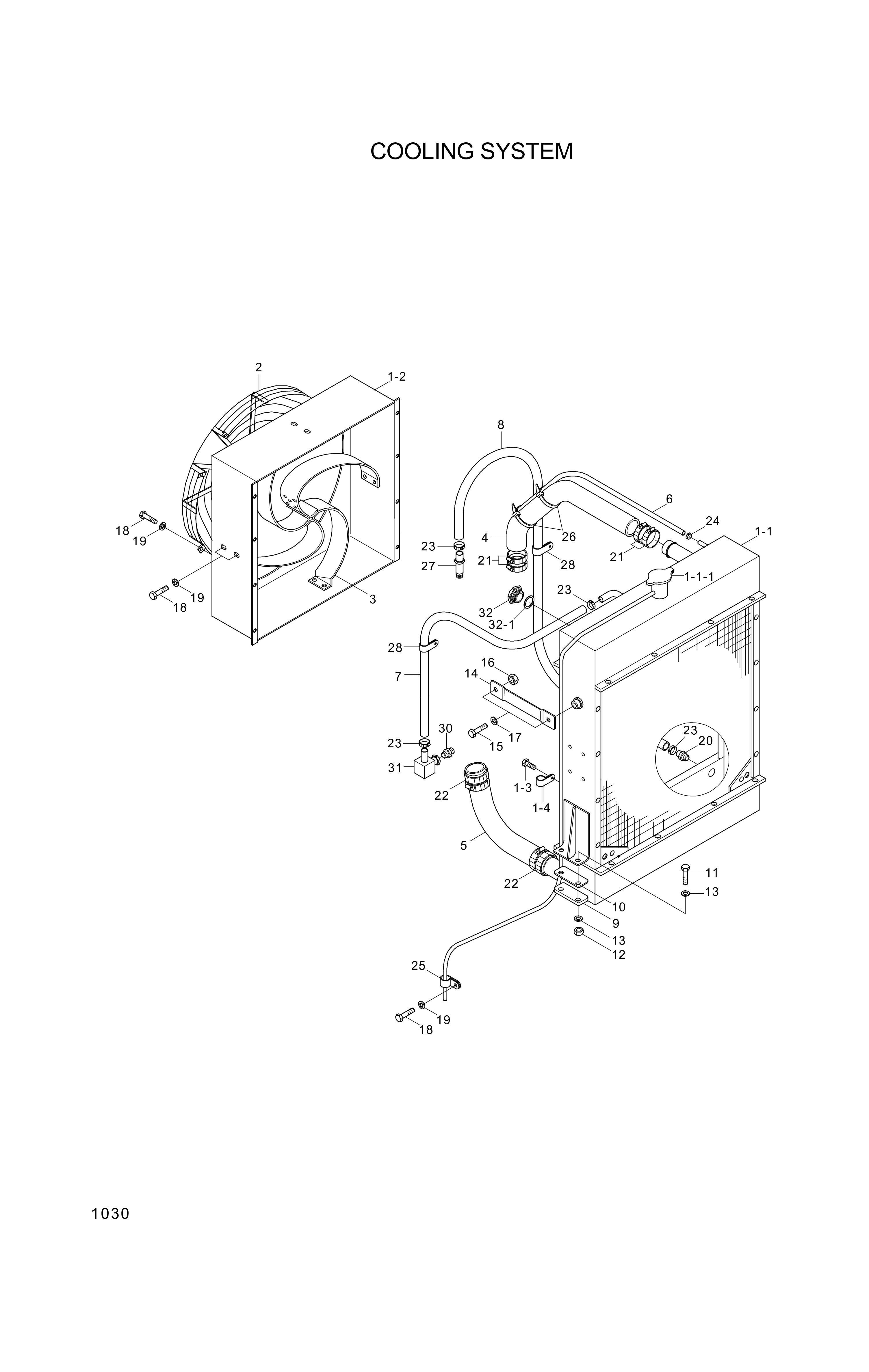 drawing for Hyundai Construction Equipment P010-530005 - CONNECTOR (figure 3)