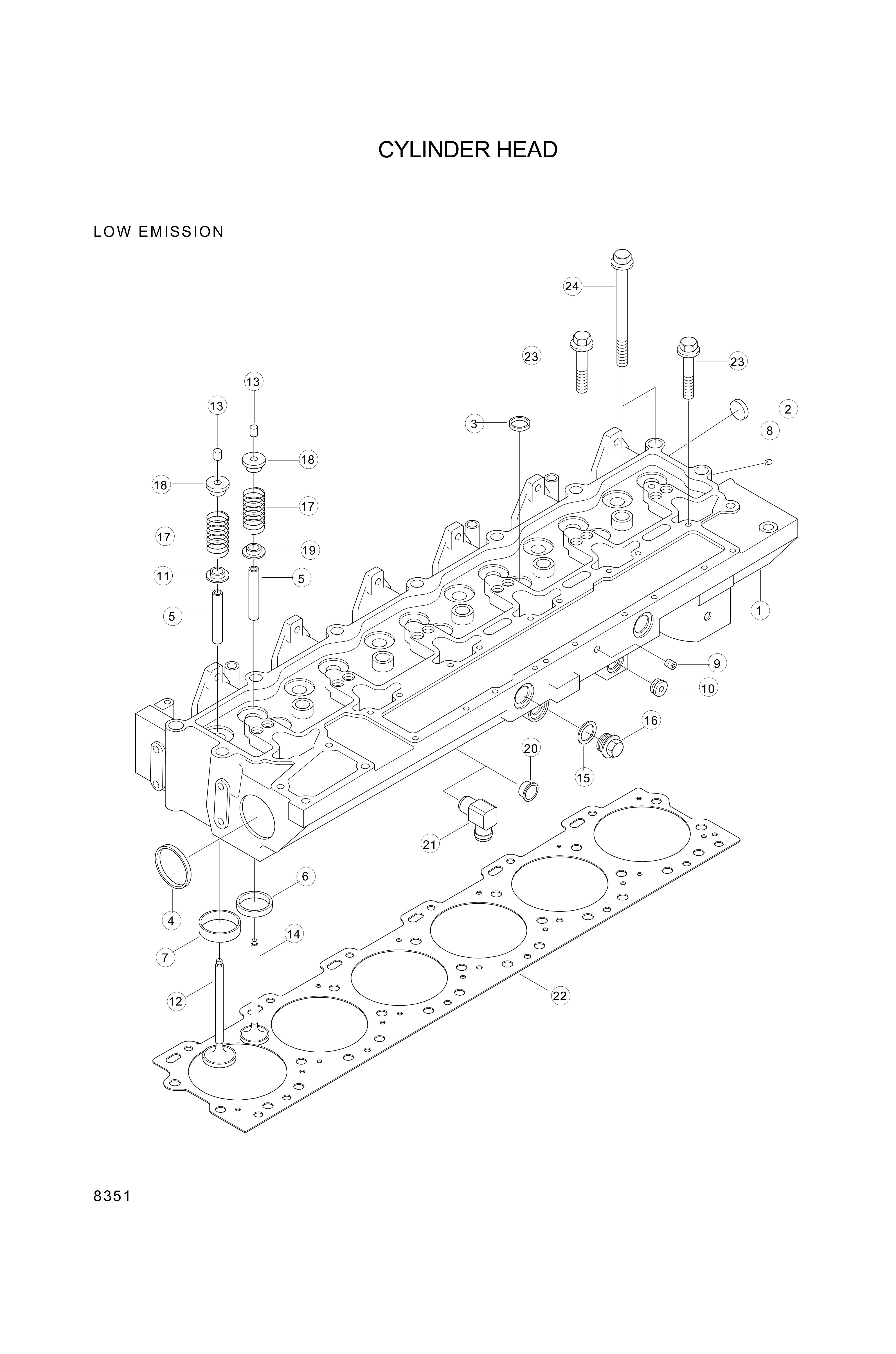 drawing for Hyundai Construction Equipment YUBP-06969 - ROCKER-VALVE (figure 5)