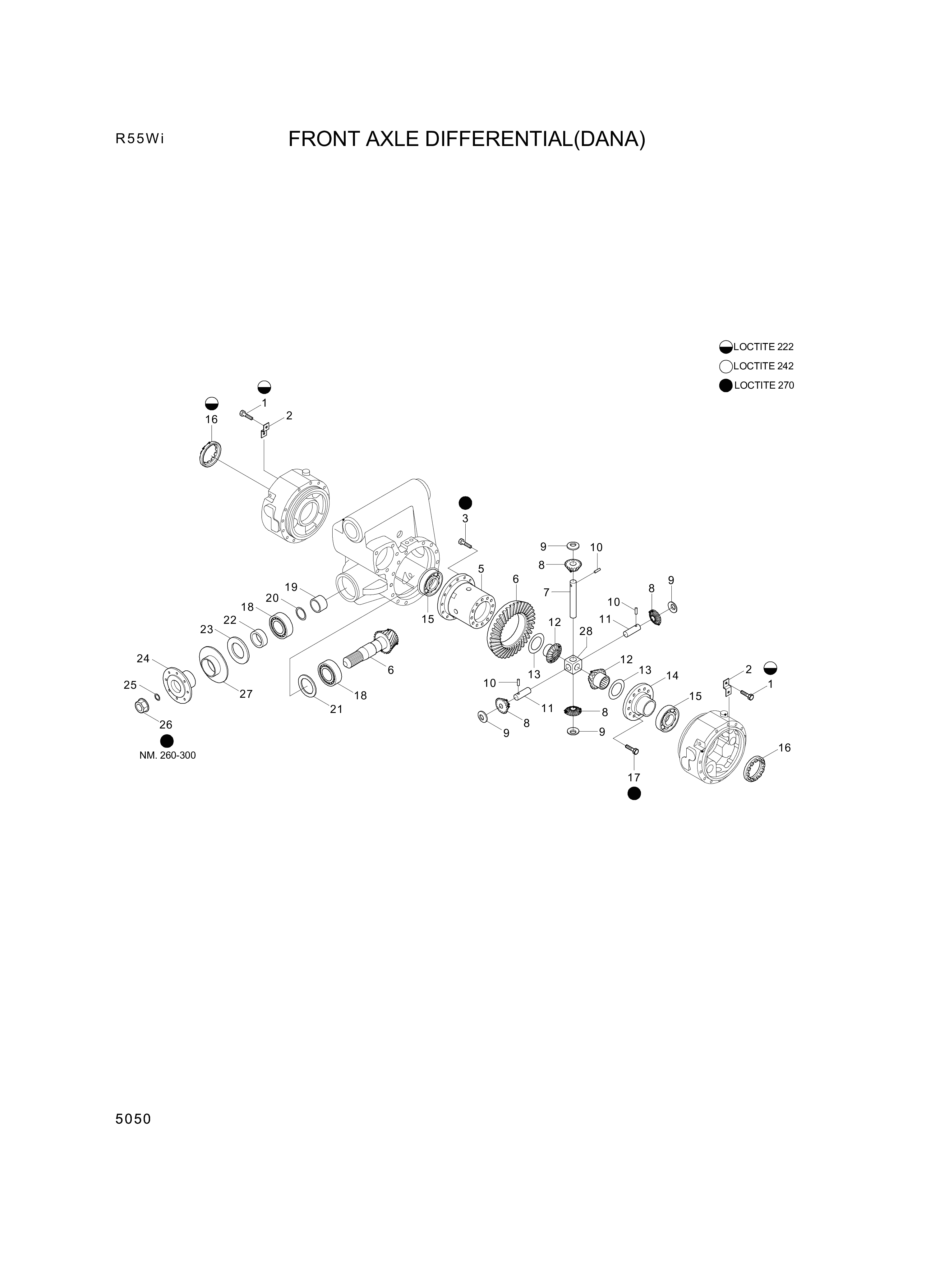 drawing for Hyundai Construction Equipment 005.09.2938 - BEARING (figure 2)