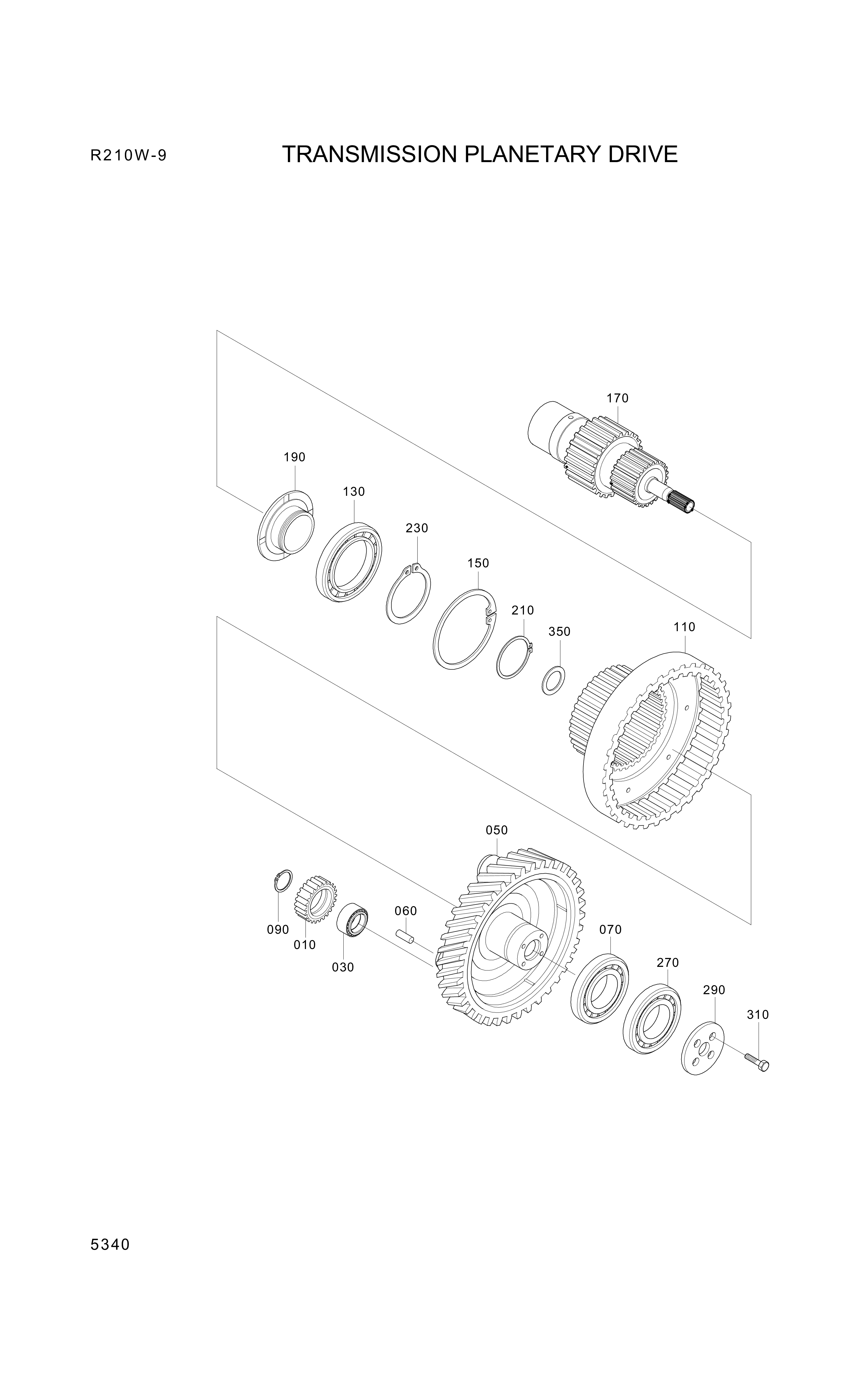 drawing for Hyundai Construction Equipment 0635-302-011 - AX.NEEDLE CAGE (figure 5)