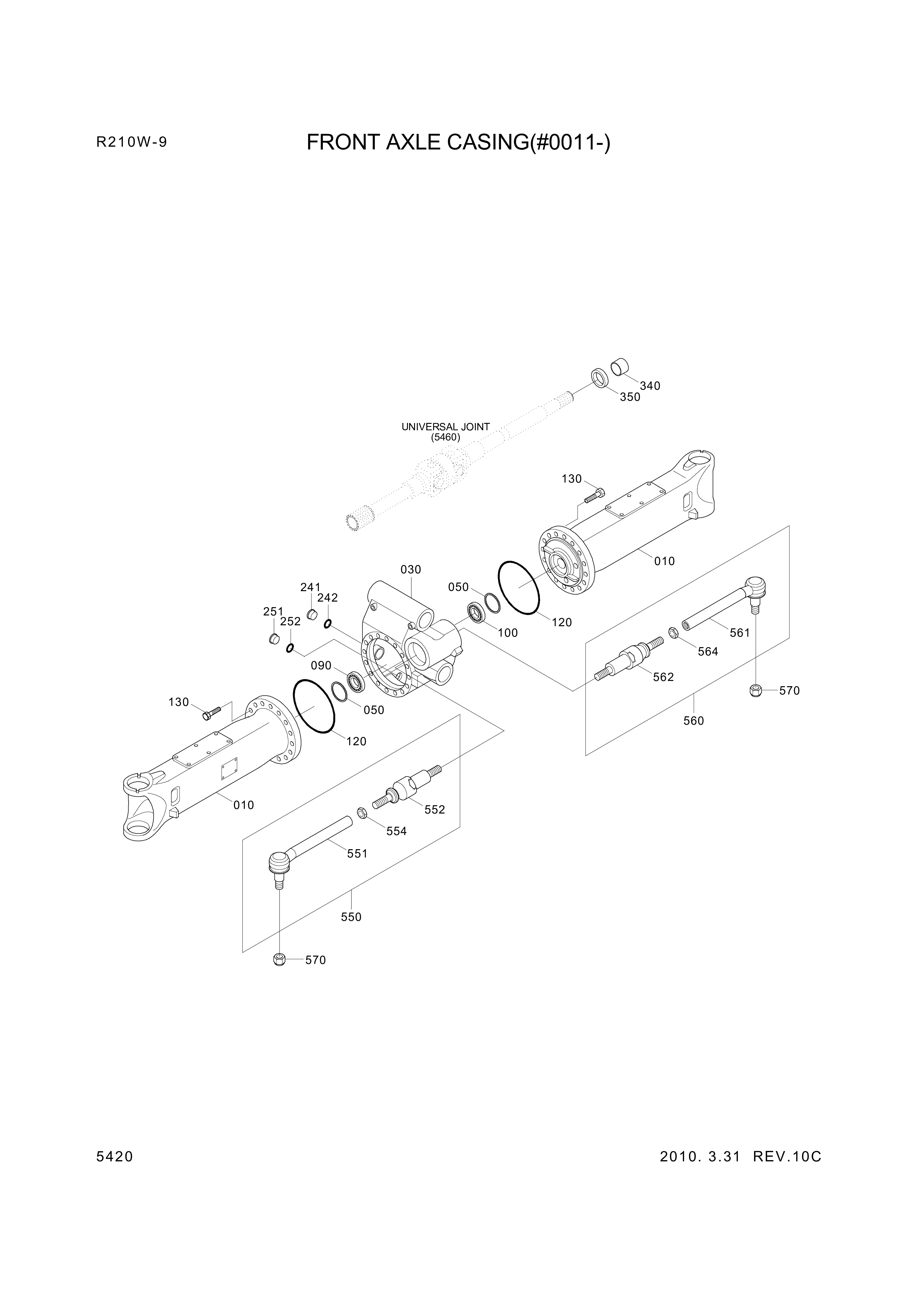 drawing for Hyundai Construction Equipment ZGAQ-02322 - O-RING (figure 4)