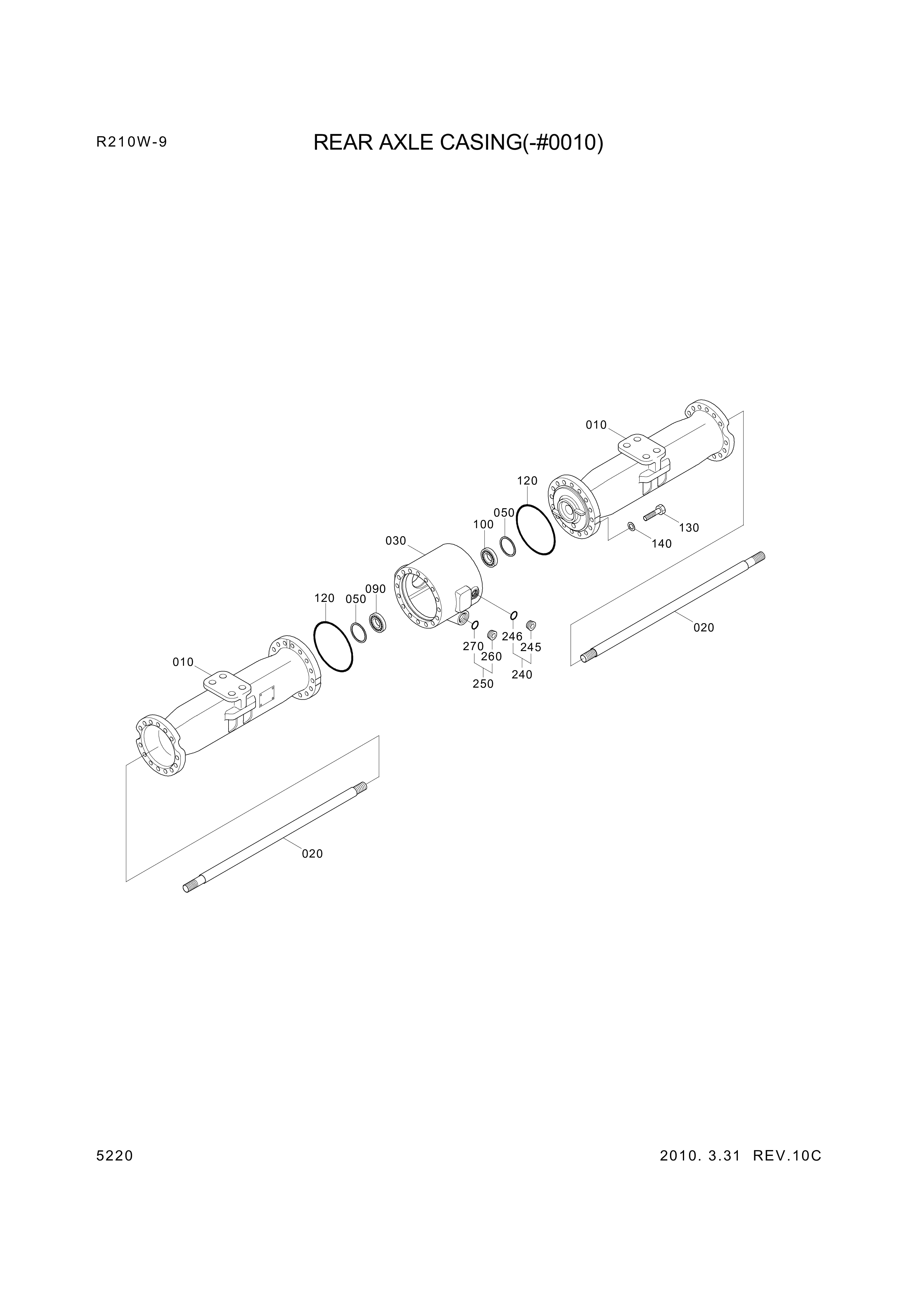 drawing for Hyundai Construction Equipment ZGAQ-02322 - O-RING (figure 5)