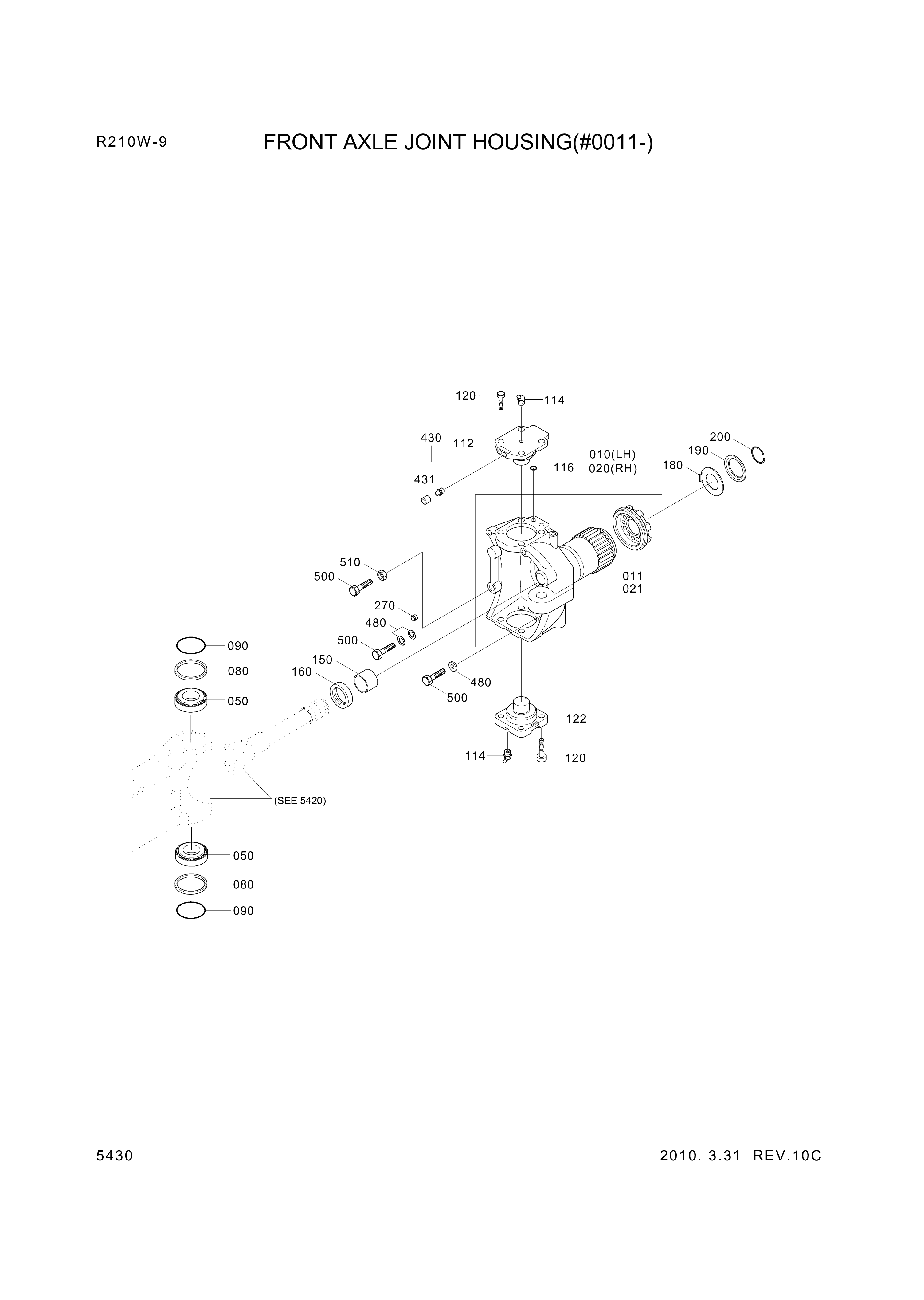 drawing for Hyundai Construction Equipment ZGAQ-03230 - PIN-BEARING (figure 2)