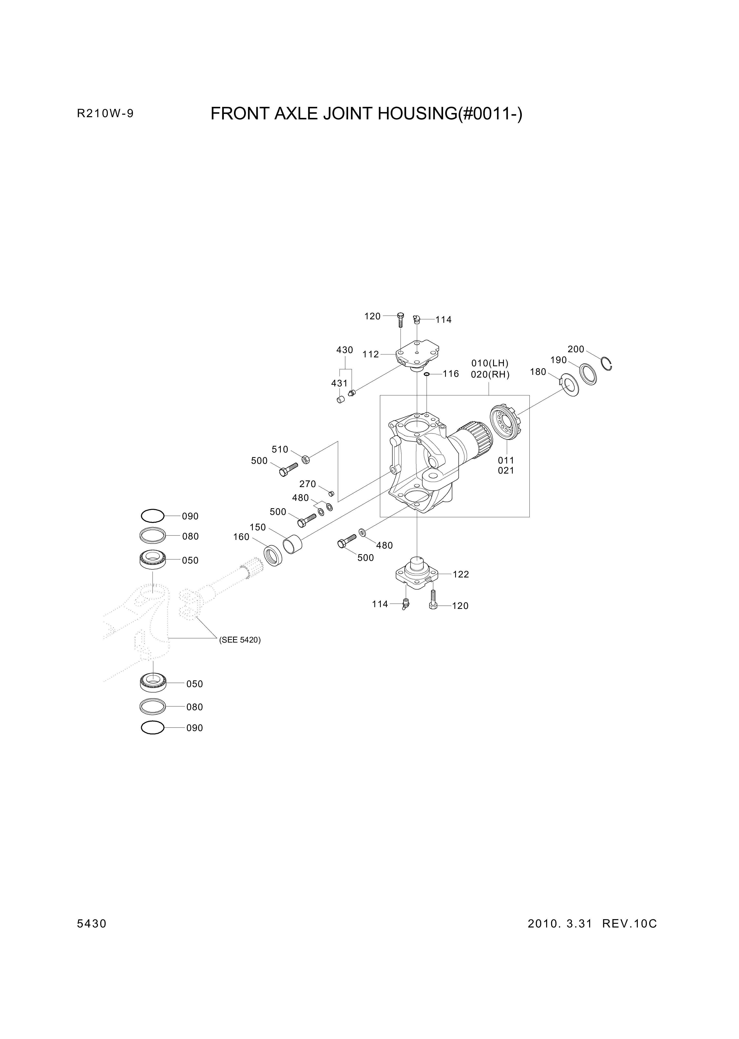 drawing for Hyundai Construction Equipment 0734-309-763 - SEAL-SHAFT (figure 4)