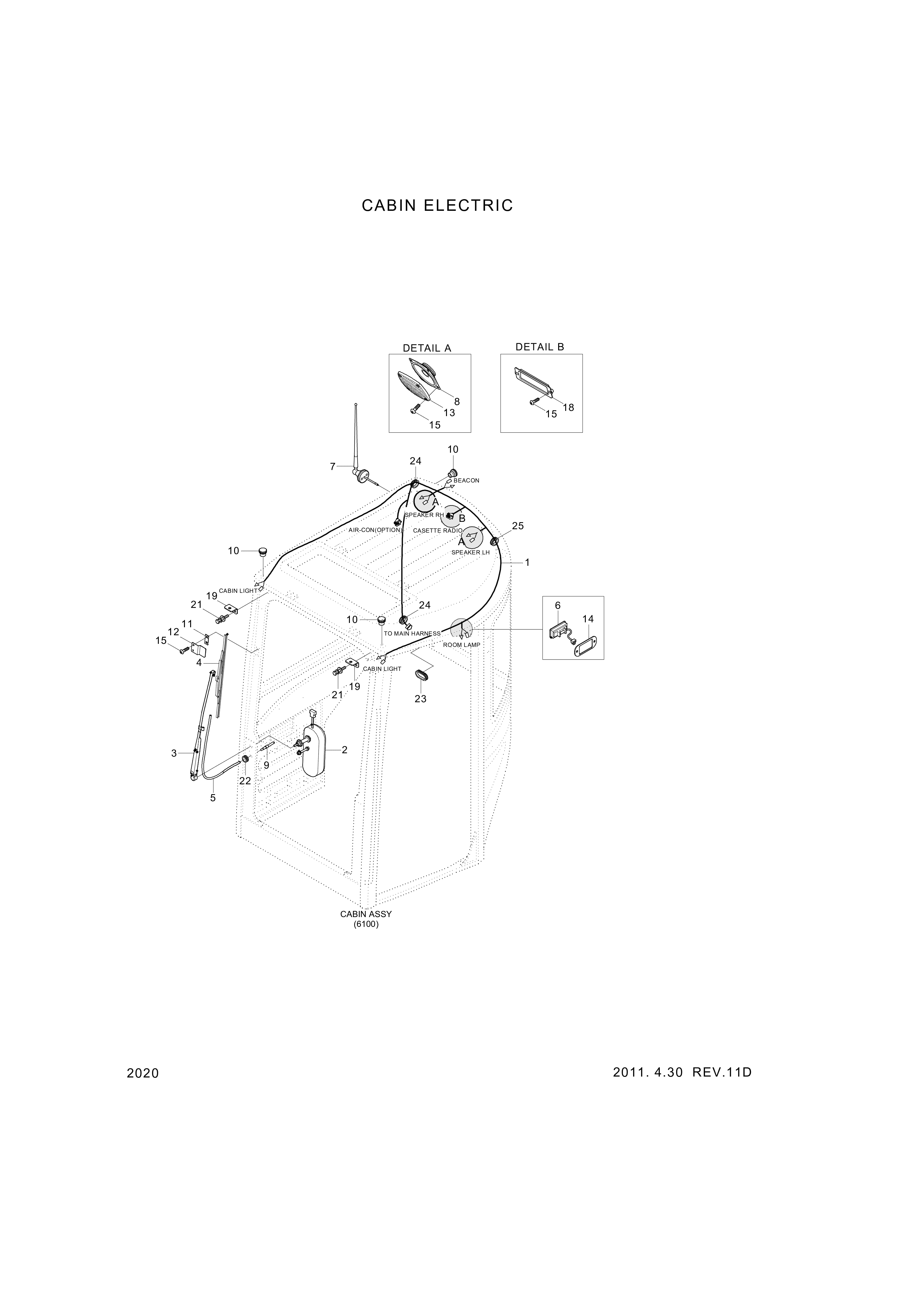 drawing for Hyundai Construction Equipment S151-050206 - BOLT-TAP (figure 4)