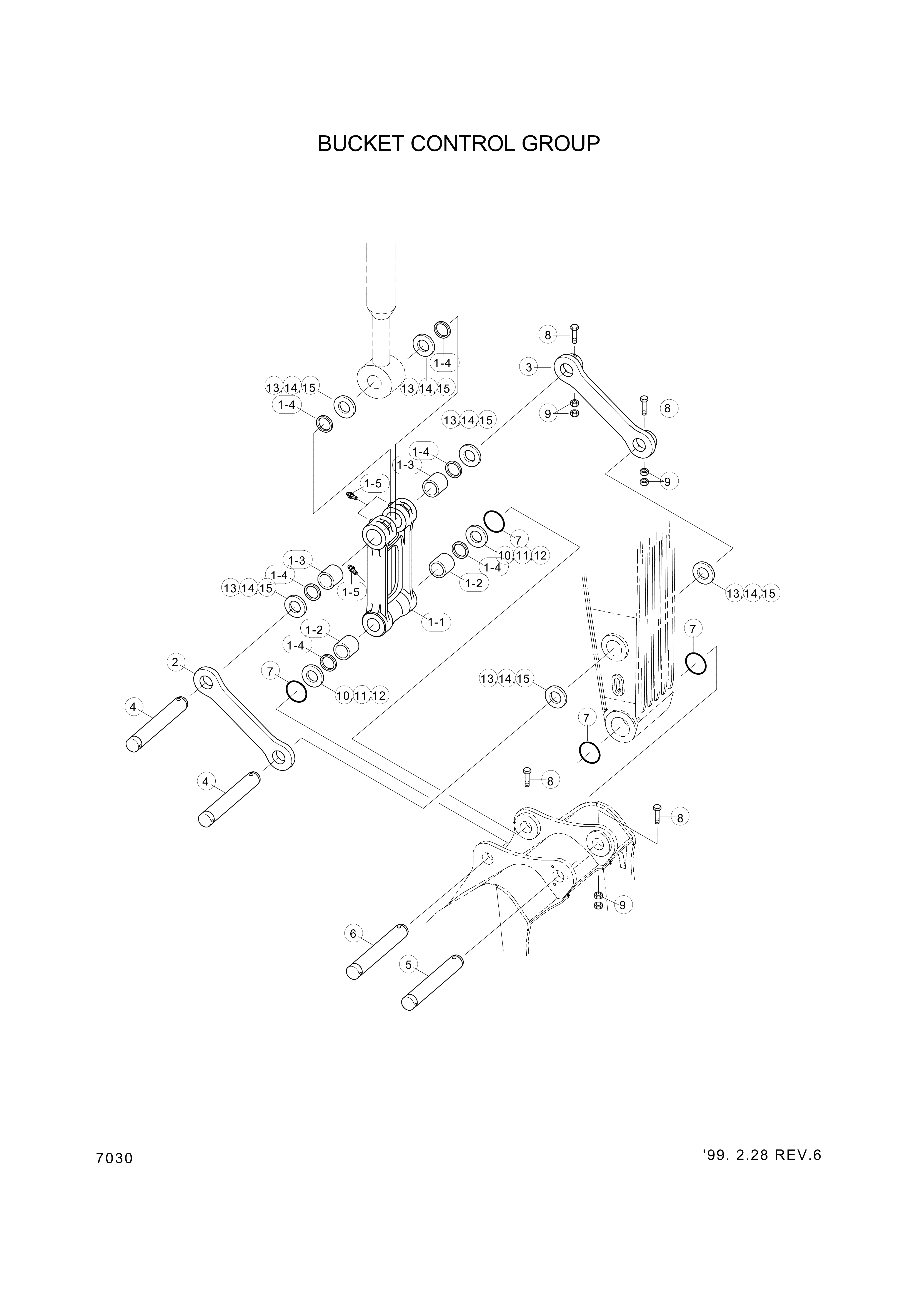 drawing for Hyundai Construction Equipment 61EK-11102 - PIN-JOINT (figure 5)