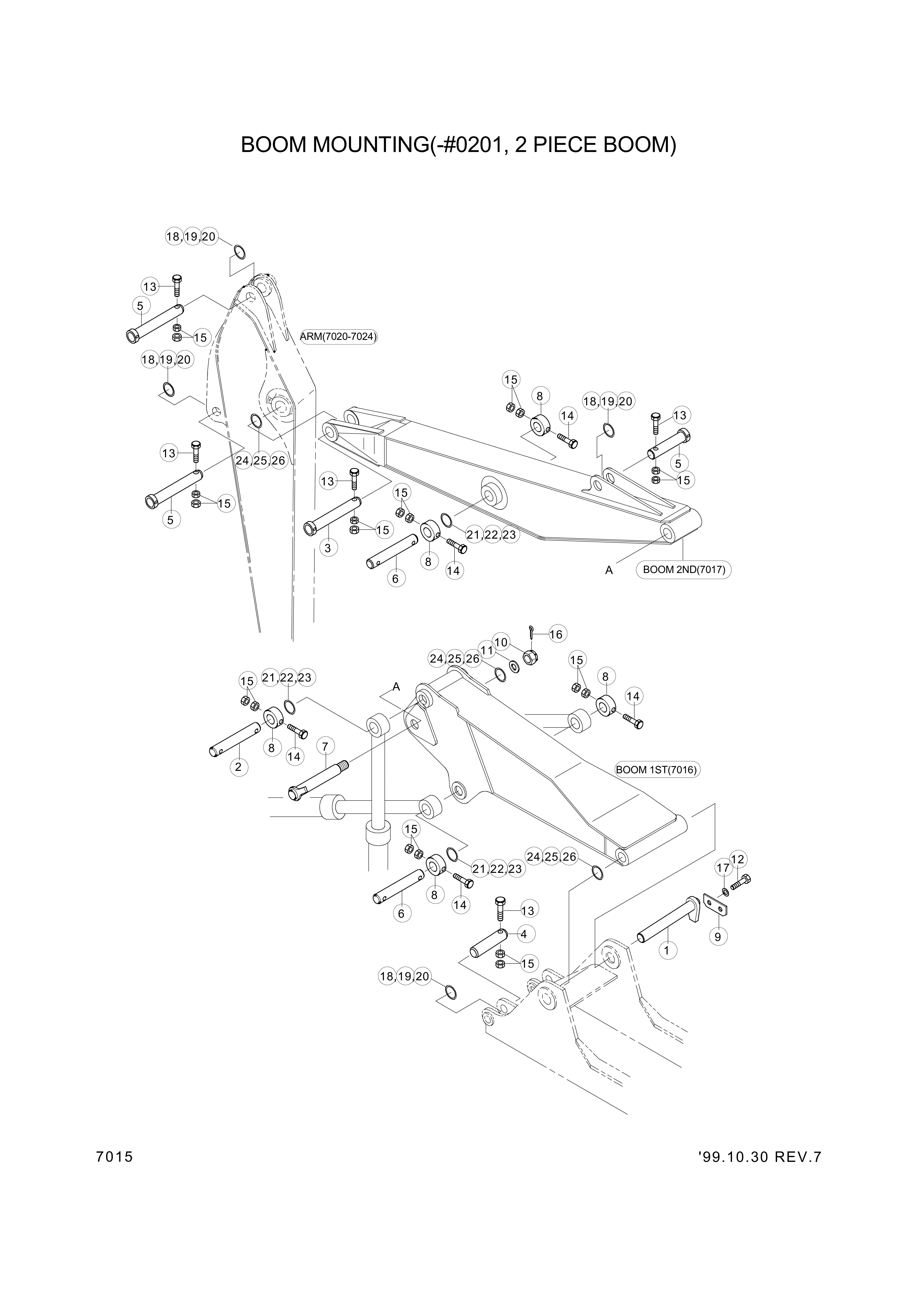 drawing for Hyundai Construction Equipment 61EK-11070 - PIN-JOINT (figure 2)