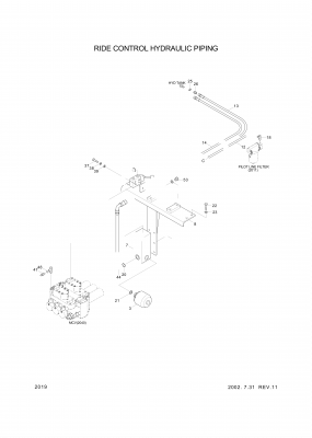 drawing for Hyundai Construction Equipment 34L1-02530 - ACCUMULATOR (figure 5)