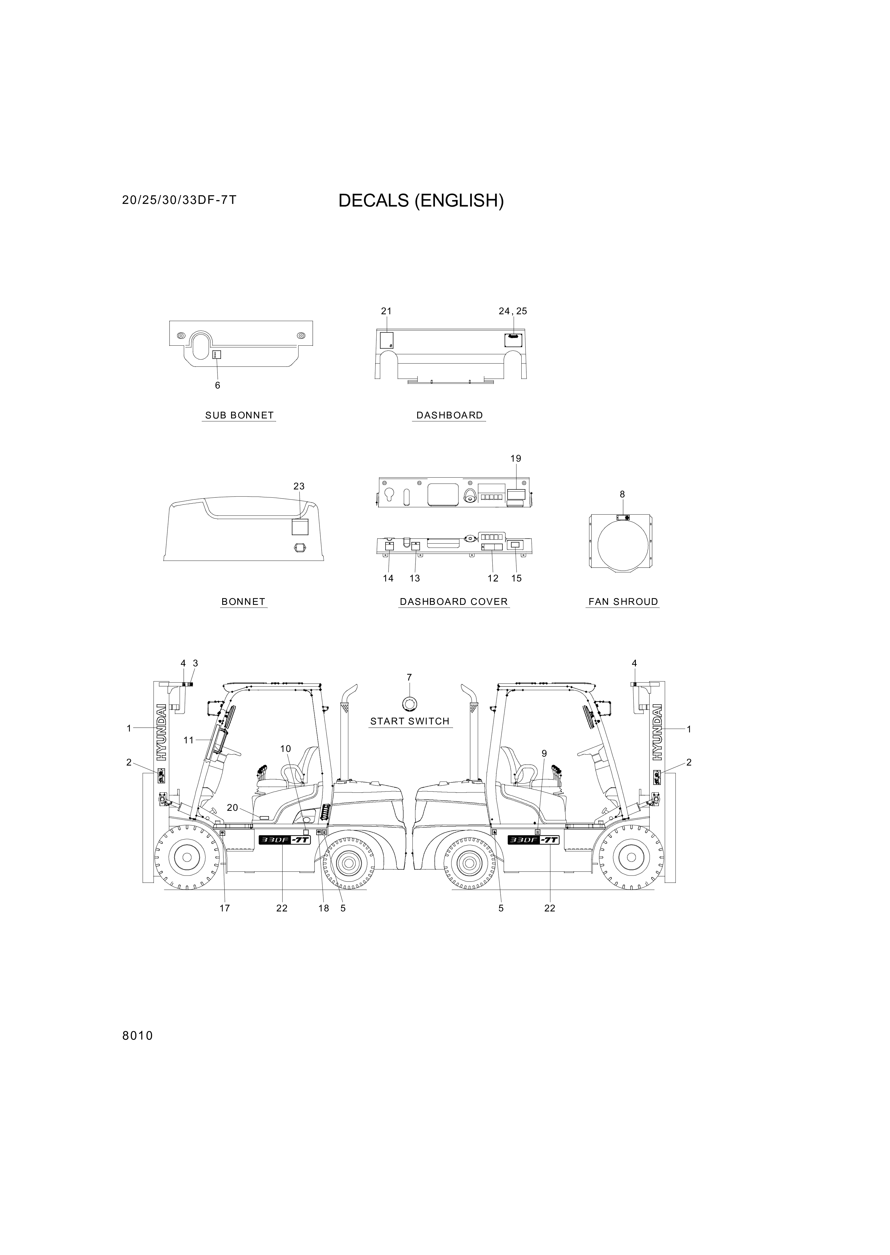 drawing for Hyundai Construction Equipment 95HN-05100 - DECAL-CAPACITY (figure 2)