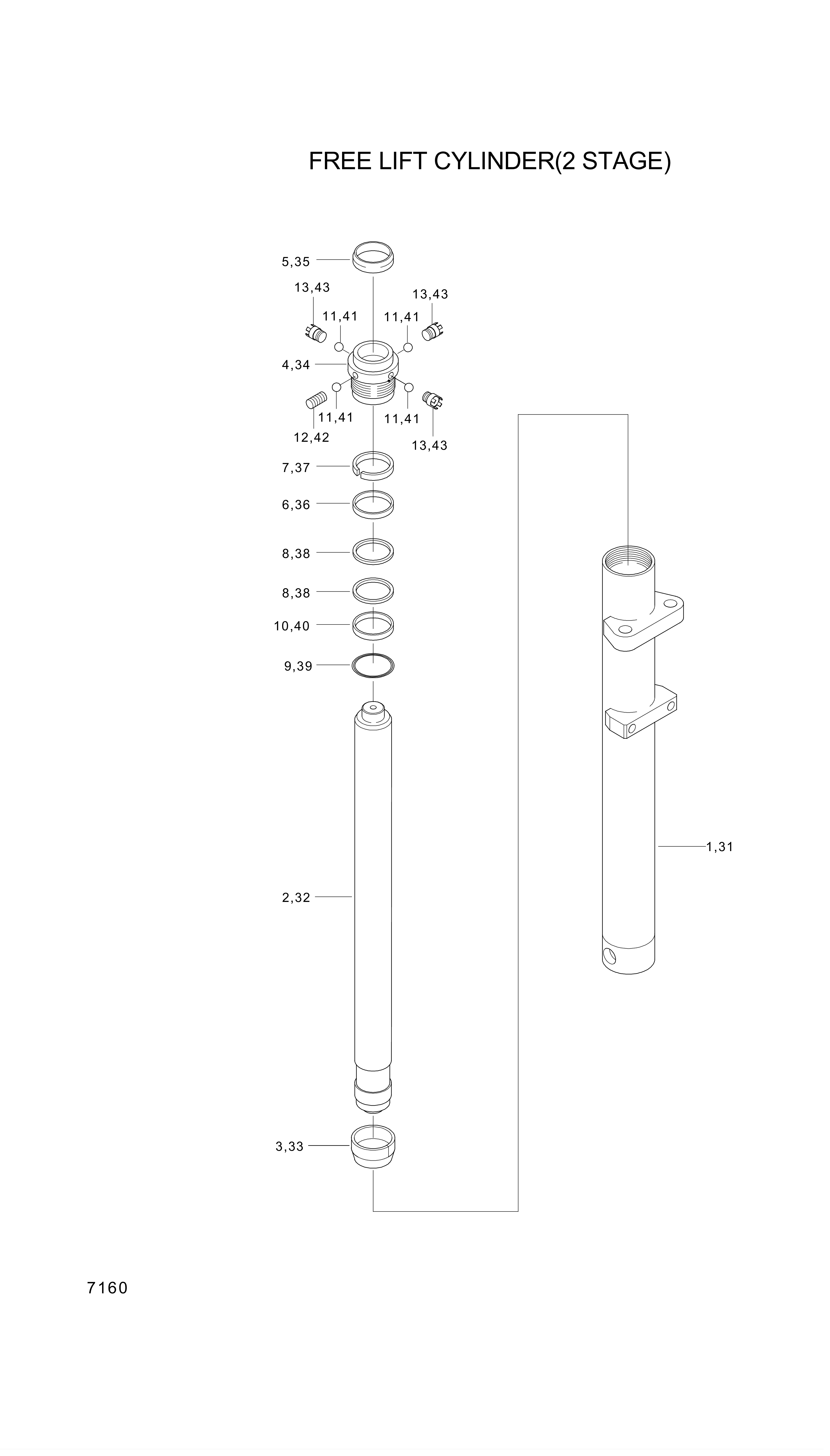 drawing for Hyundai Construction Equipment 00R514-0 - RING-SLYD (figure 2)