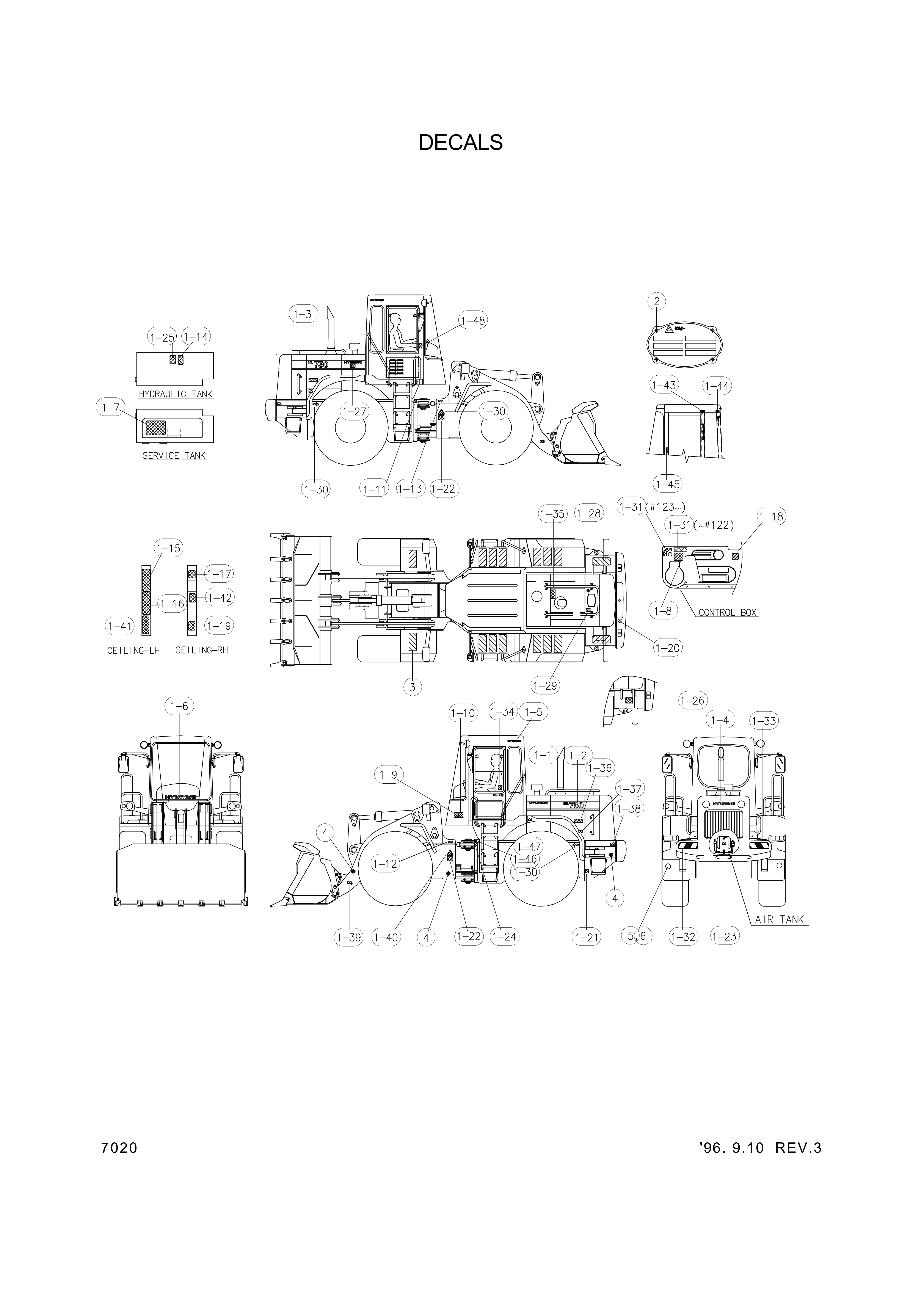 drawing for Hyundai Construction Equipment 94L3-00330 - DECAL-DESIGN MARK (figure 1)