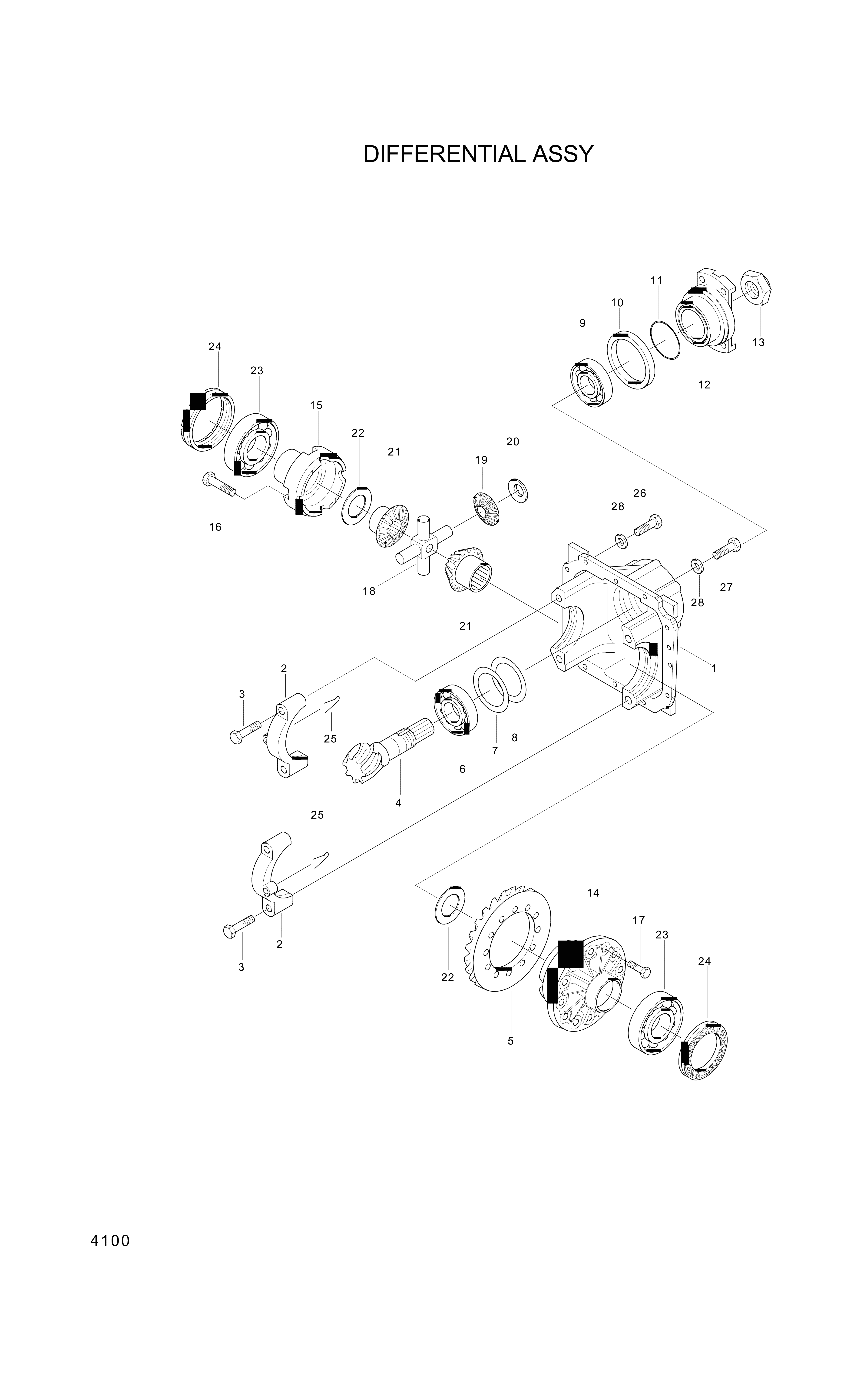 drawing for Hyundai Construction Equipment XKBT-00166 - BOLT (figure 3)