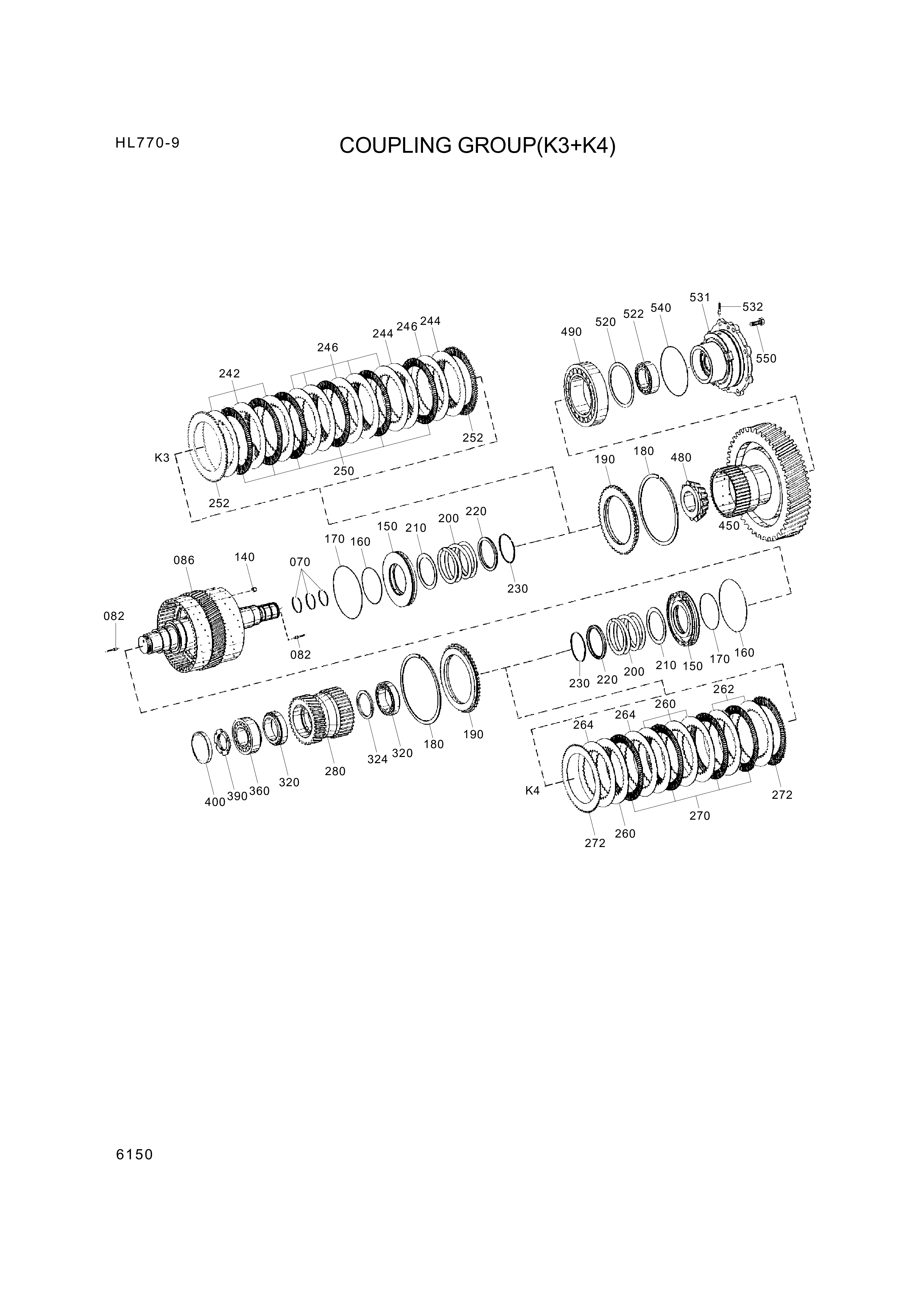 drawing for Hyundai Construction Equipment ZGAQ-00344 - COVER-CLUTCH (figure 3)