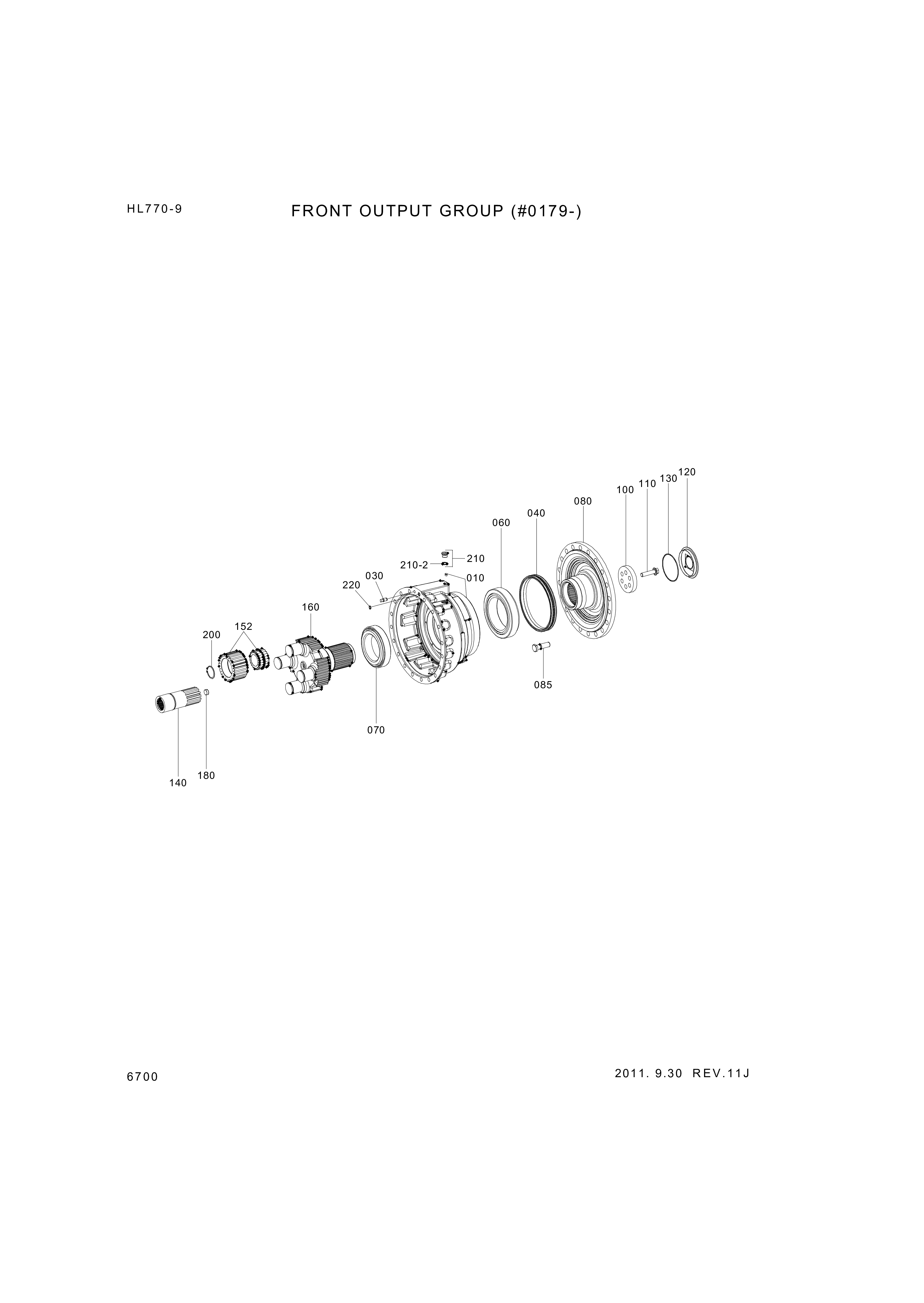 drawing for Hyundai Construction Equipment ZGAQ-03743 - BEARING-TAPERROLLER (figure 1)