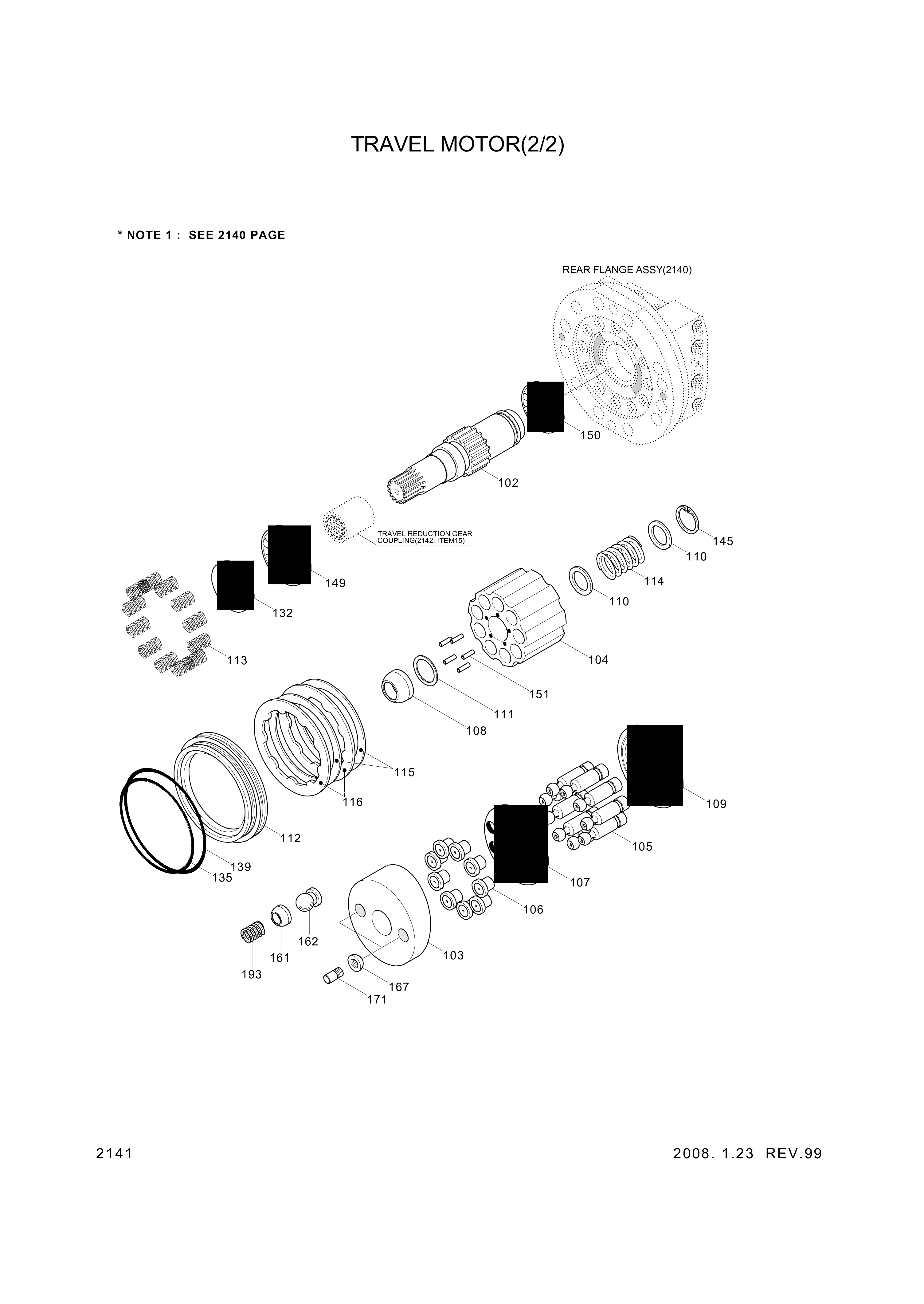 drawing for Hyundai Construction Equipment XKAH-00075 - COLLAR (figure 2)