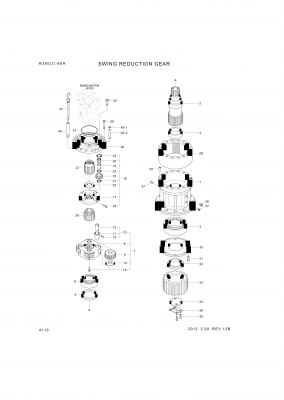 drawing for Hyundai Construction Equipment XKAQ-00412 - CARRIER ASSY-1ST (figure 2)