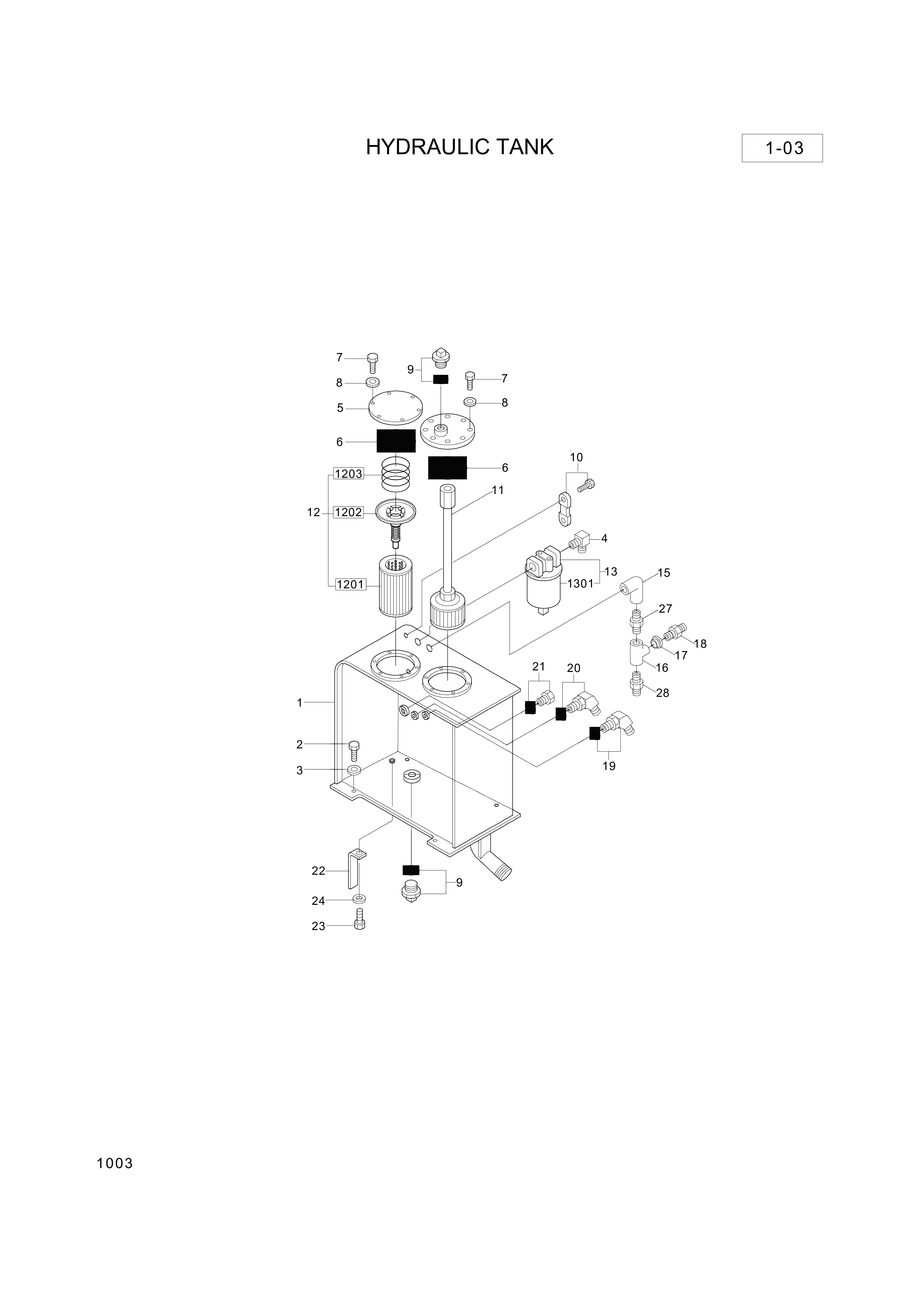 drawing for Hyundai Construction Equipment PA-2520 - ELEMENT (figure 1)