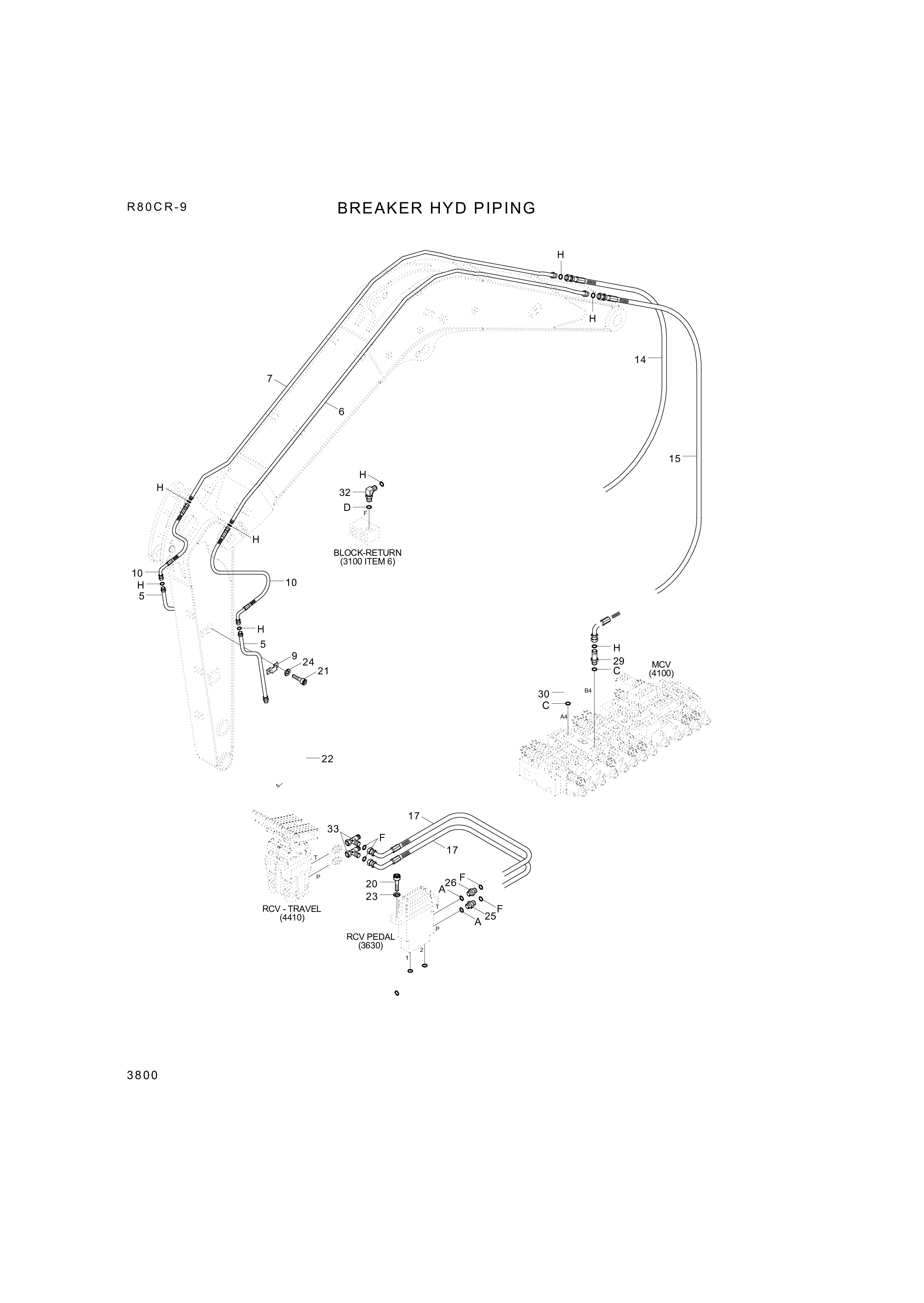 drawing for Hyundai Construction Equipment P933-086021 - HOSE ASSY-ORFS&THD (figure 4)